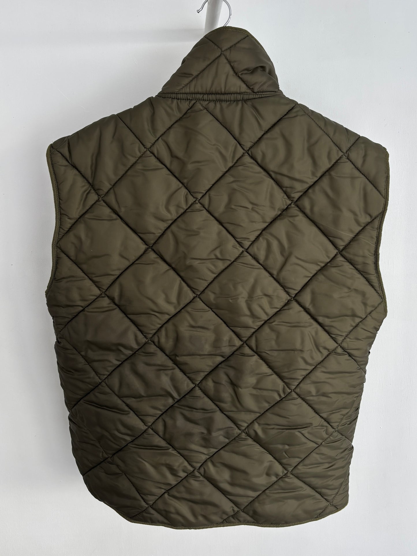 M - VINTAGE ARMY STYLE QUILTED VEST