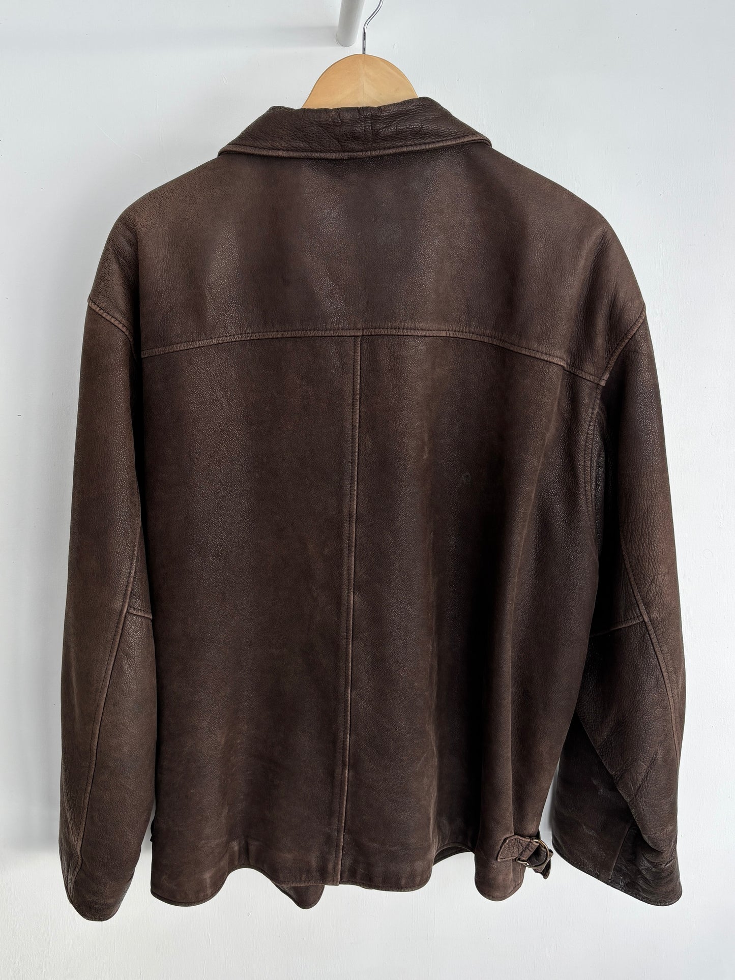 L - VINTAGE LEATHER JACKET