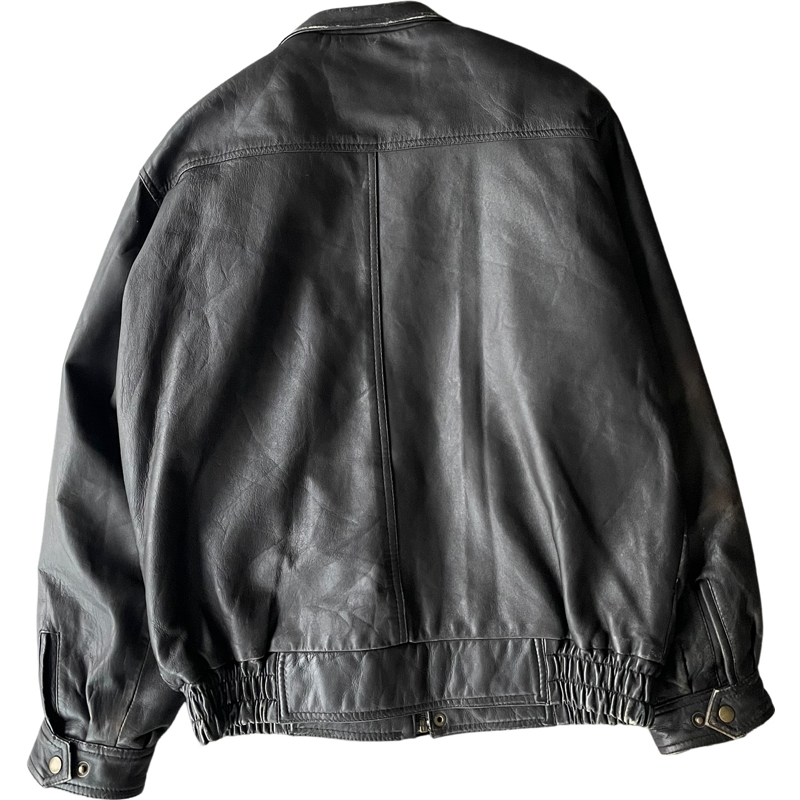 M - VINTAGE ARMY LEATHER JACKET