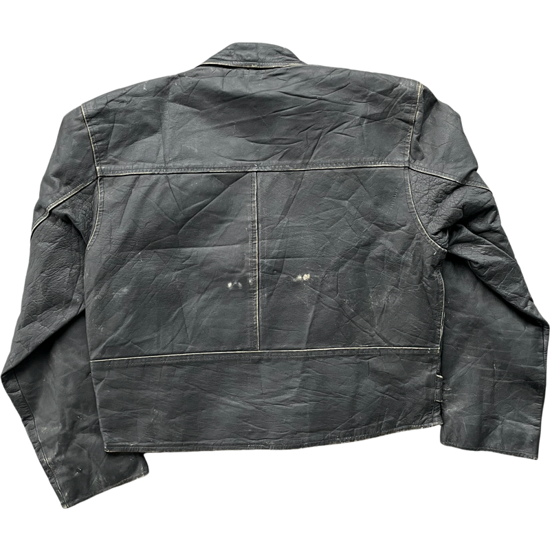 S - VINTAGE LEATHER JACKET