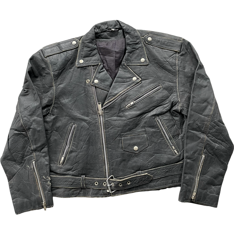 S - VINTAGE LEATHER JACKET
