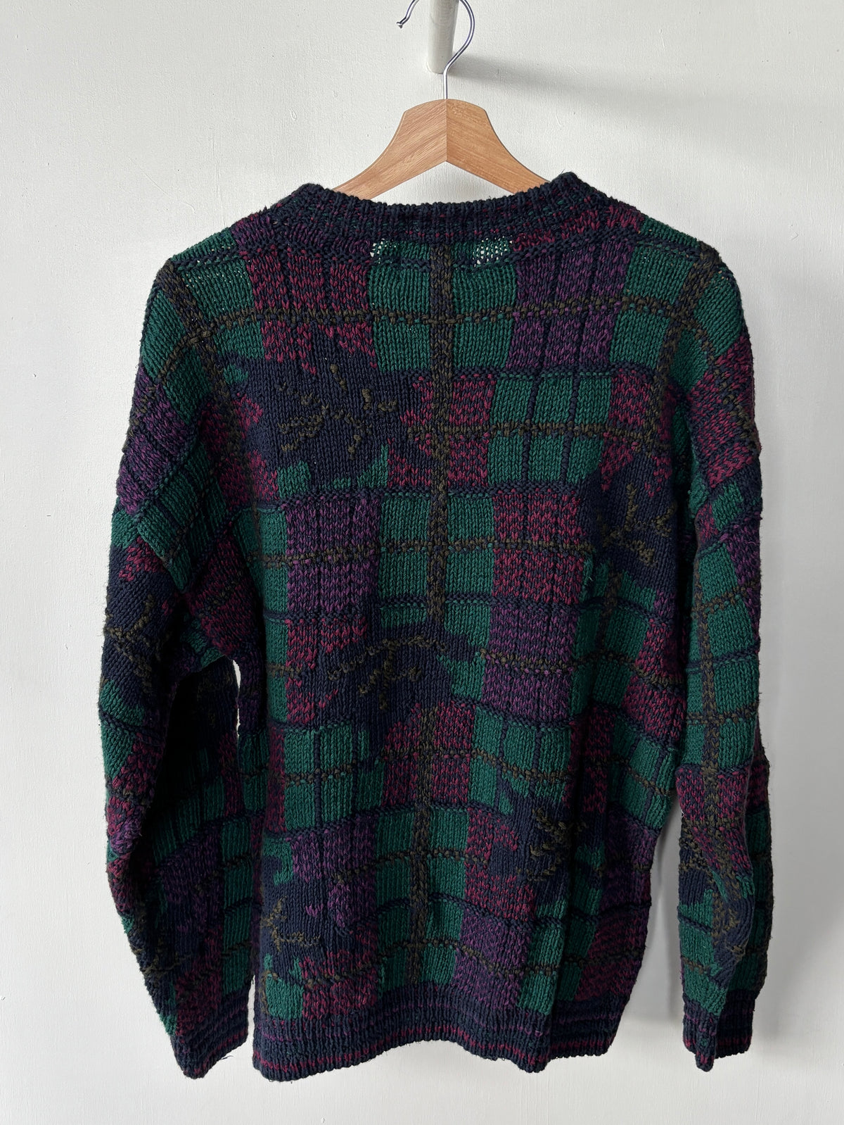 L - VINTAGE CHAPS KNITTED SWEATSHIRT