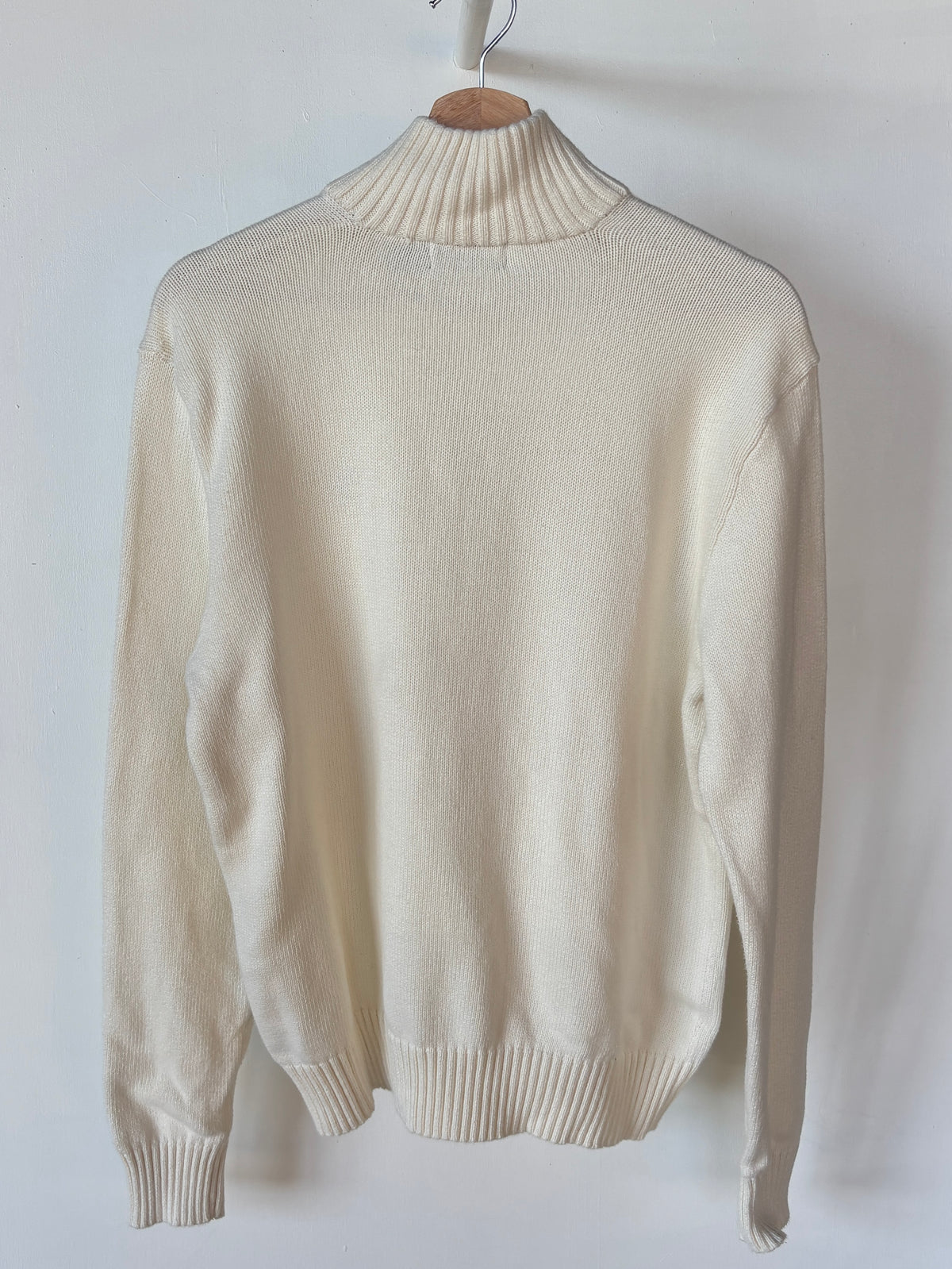 M - VINTAGE RALPH LAUREN BUTTON UP SWEATSHIRT