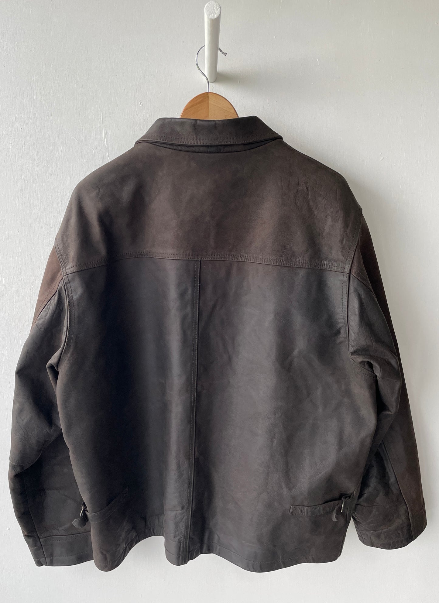 L - VINTAGE LEATHER JACKET