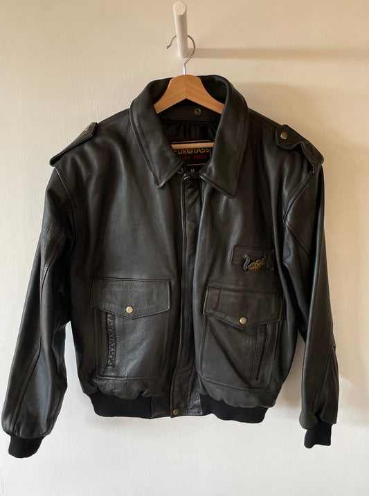M - VINTAGE PILOT LEATHER JACKET