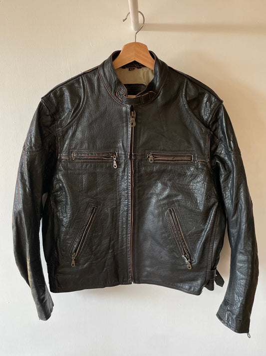 S - VINTAGE LEATHER JACKET