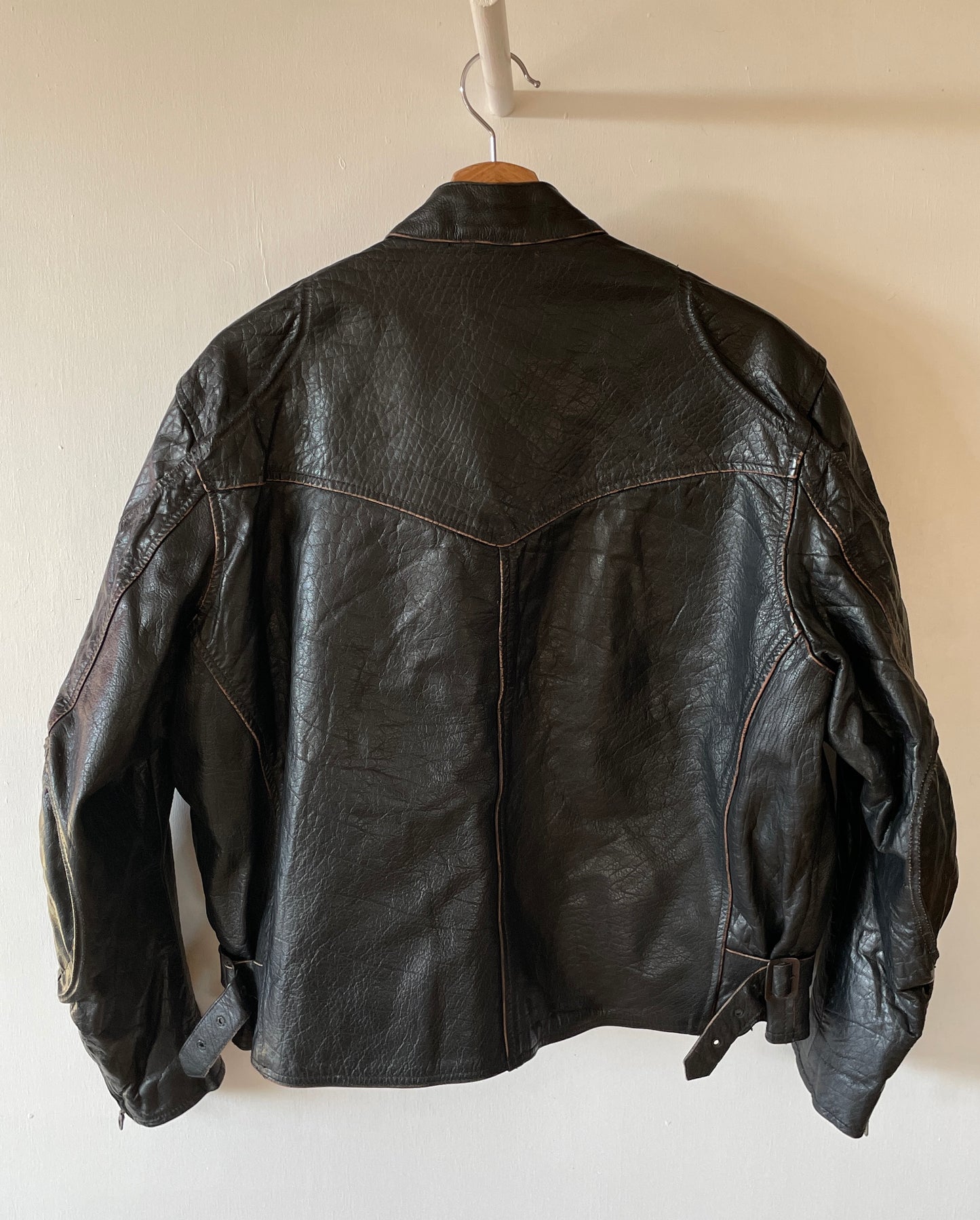 S - VINTAGE LEATHER JACKET