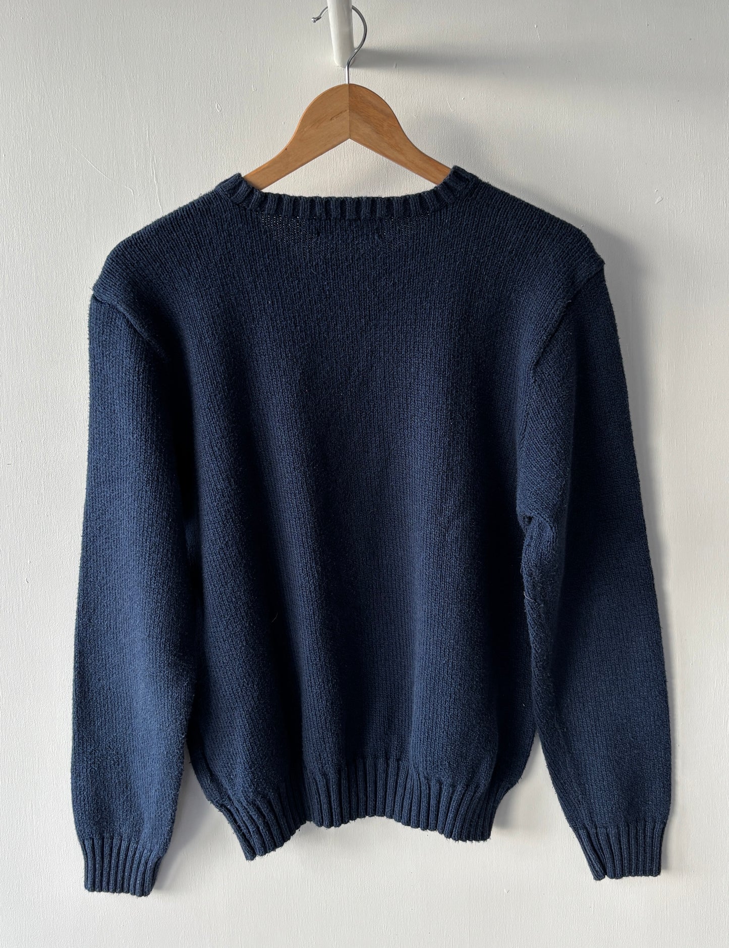 S - VINTAGE RALPH LAUREN KNITTED SWEATSHIRT
