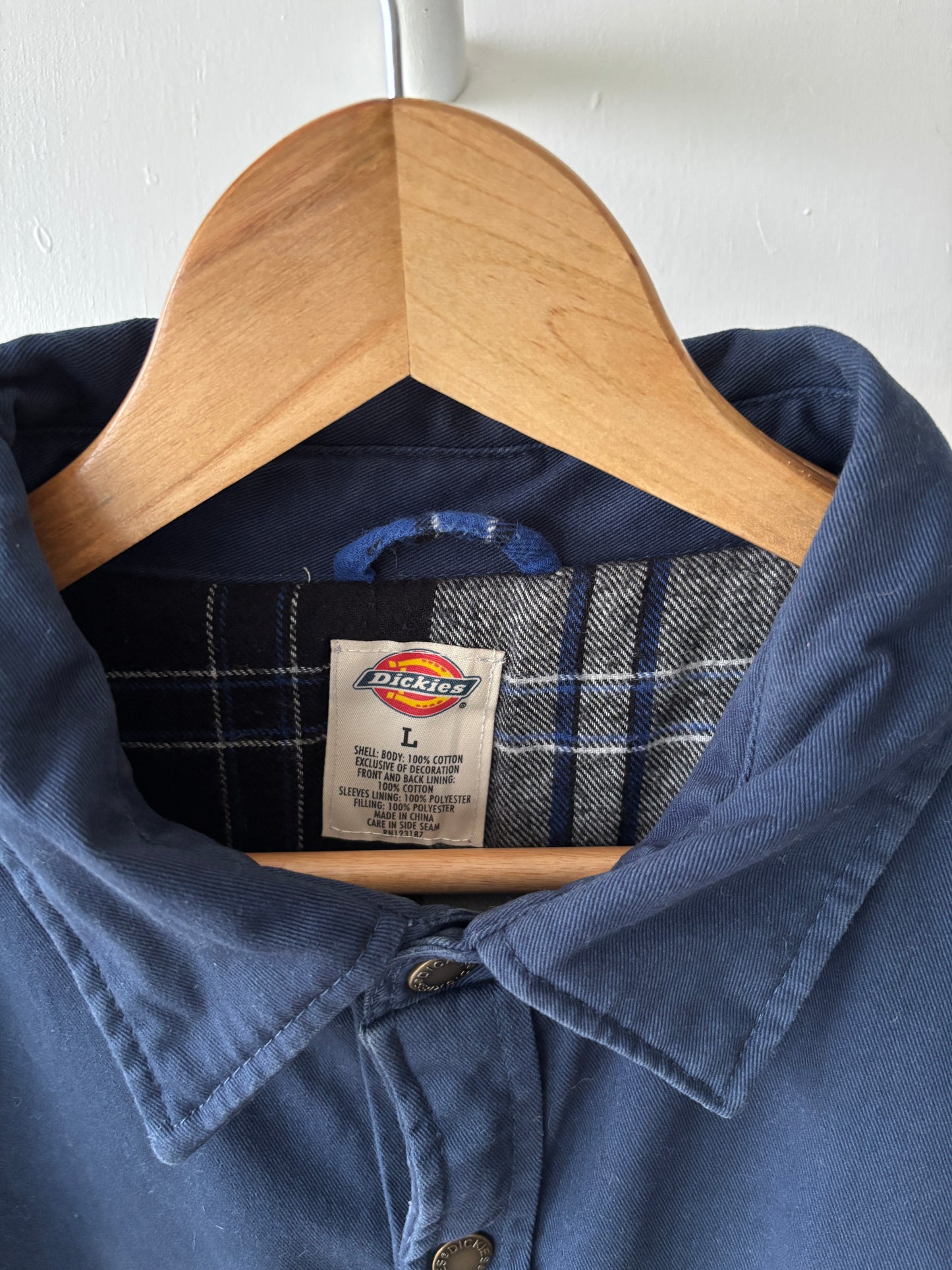 L - VINTAGE DICKIES PADDED SHIRT