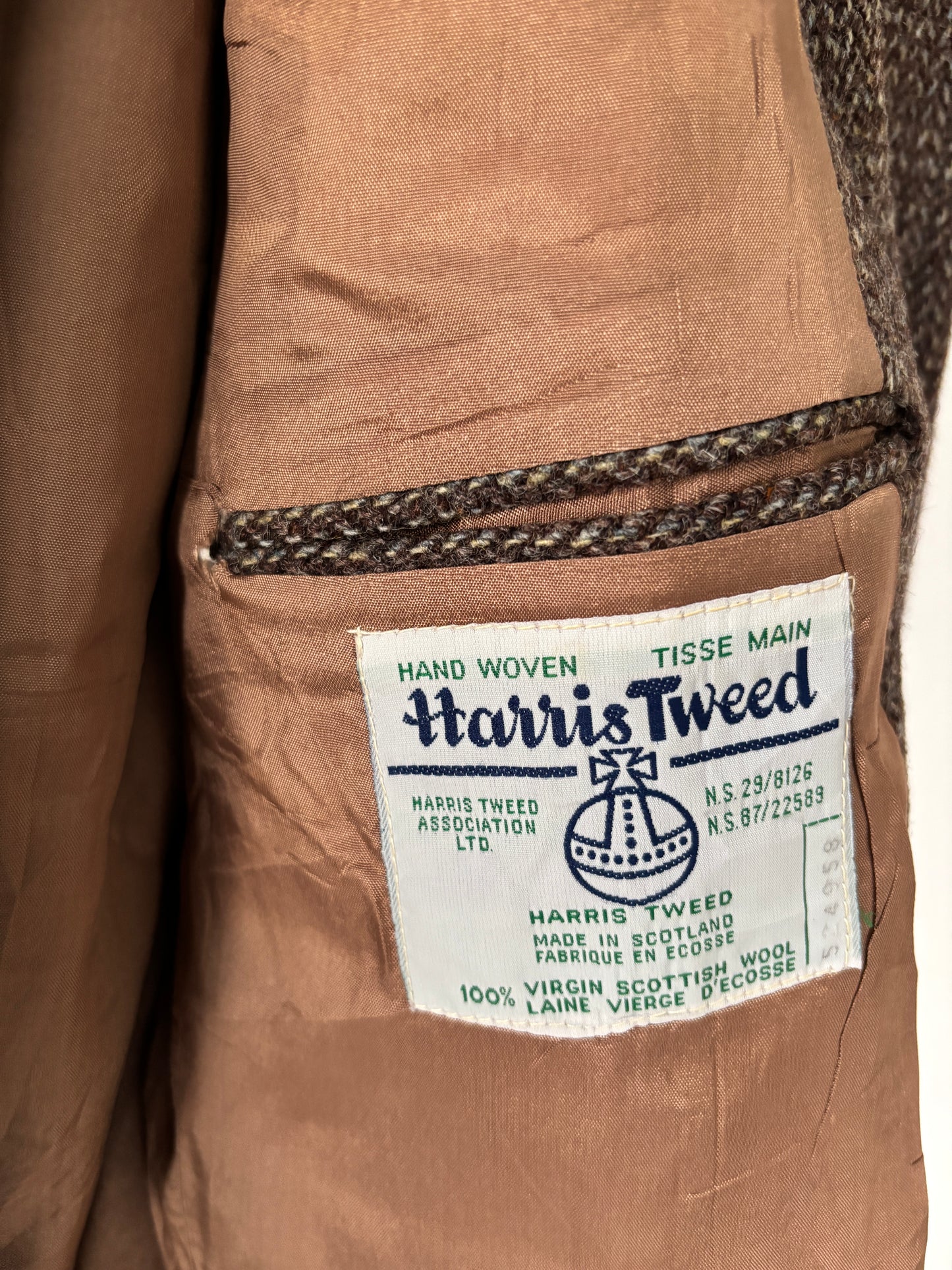 M - VINTAGE HARRIS TWEED BLAZER