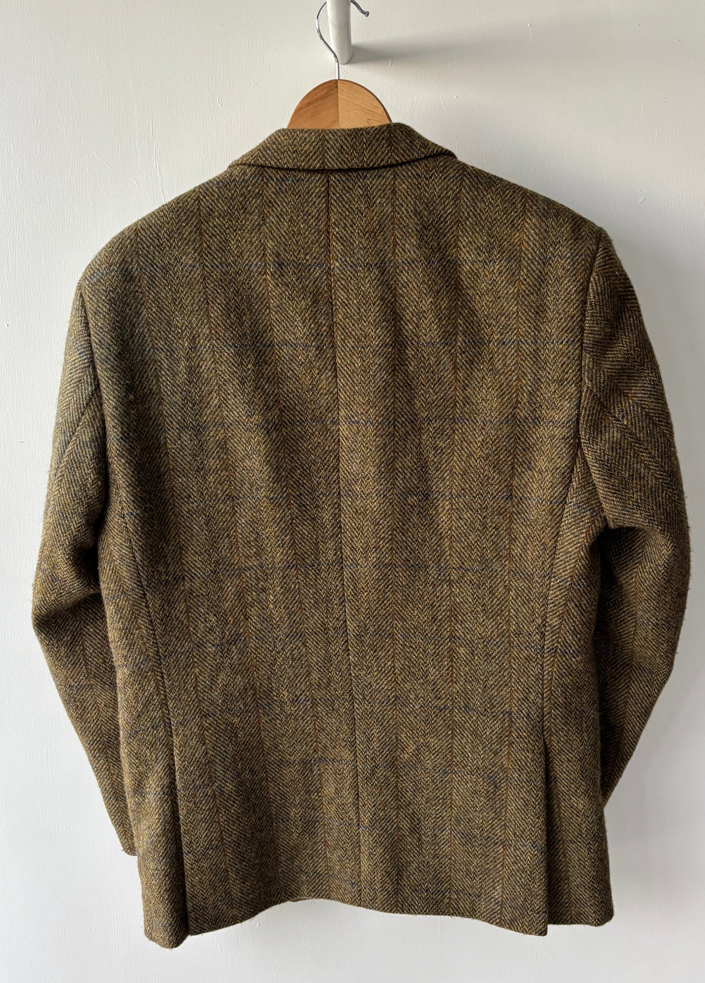 L - VINTAGE HARRIS TWEED BLAZER
