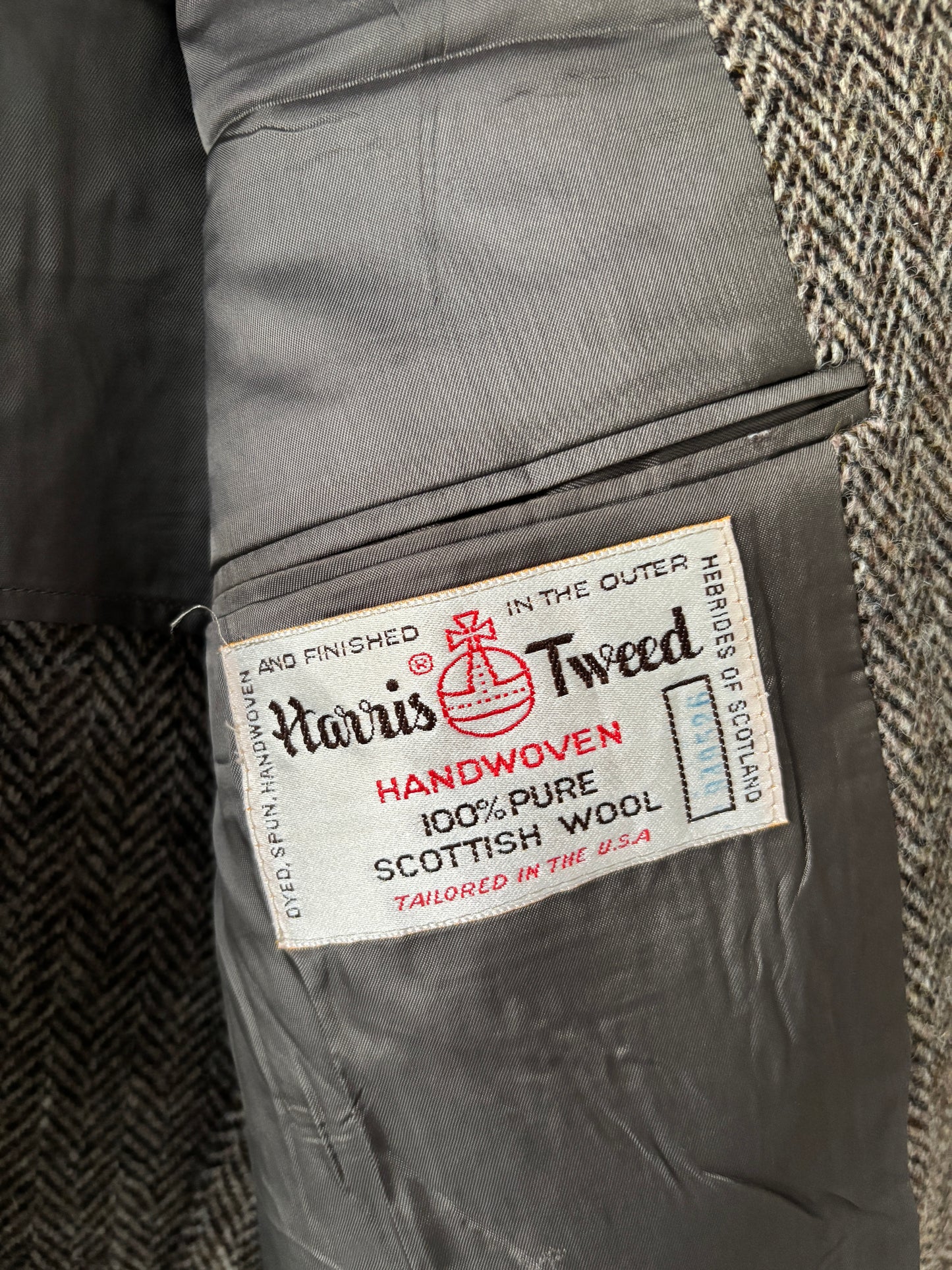 XL - VINTAGE HARRIS TWEED BLAZER