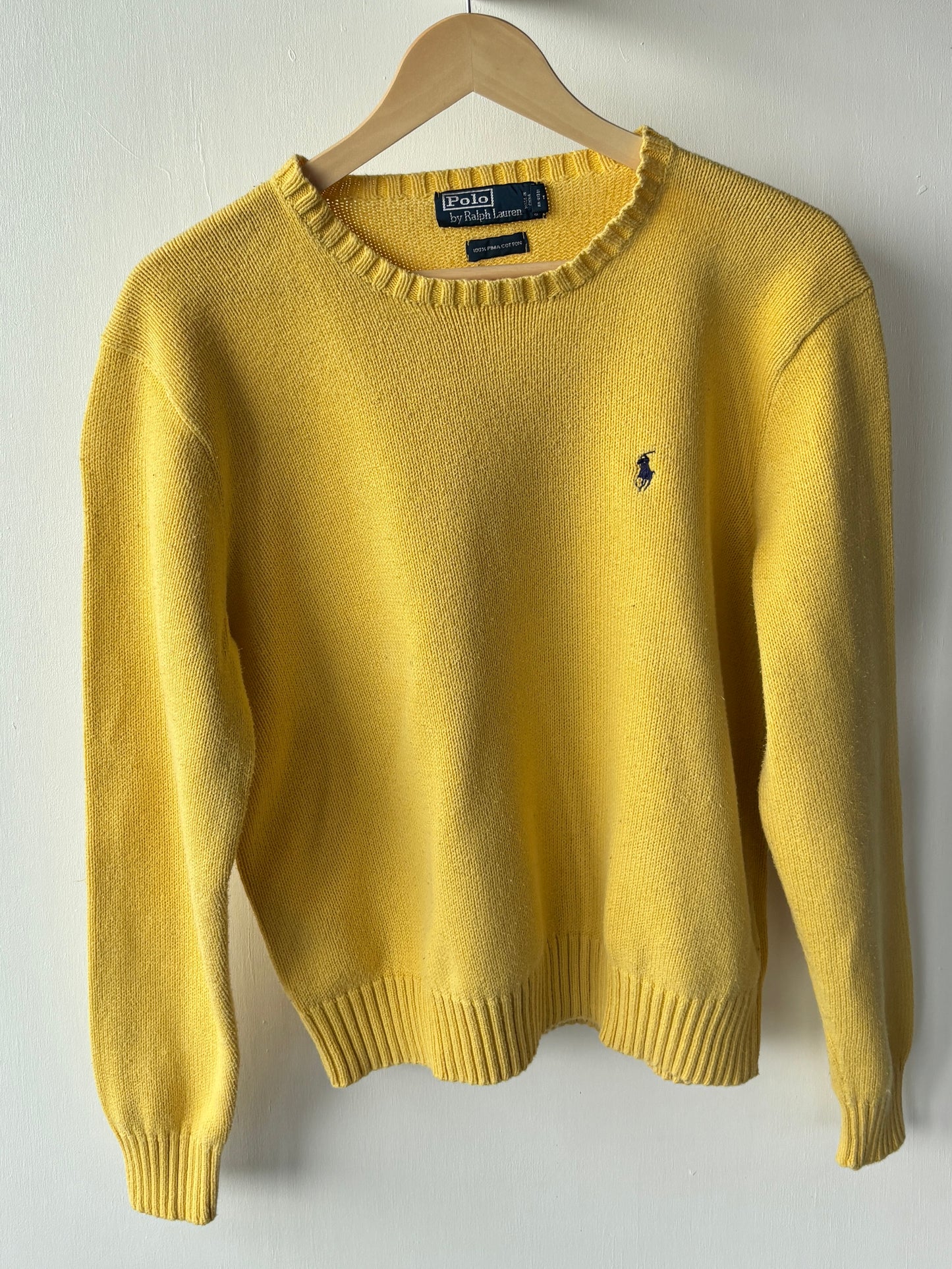 S - VINTAGE RALPH LAUREN KNITTED SWEATSHIRT
