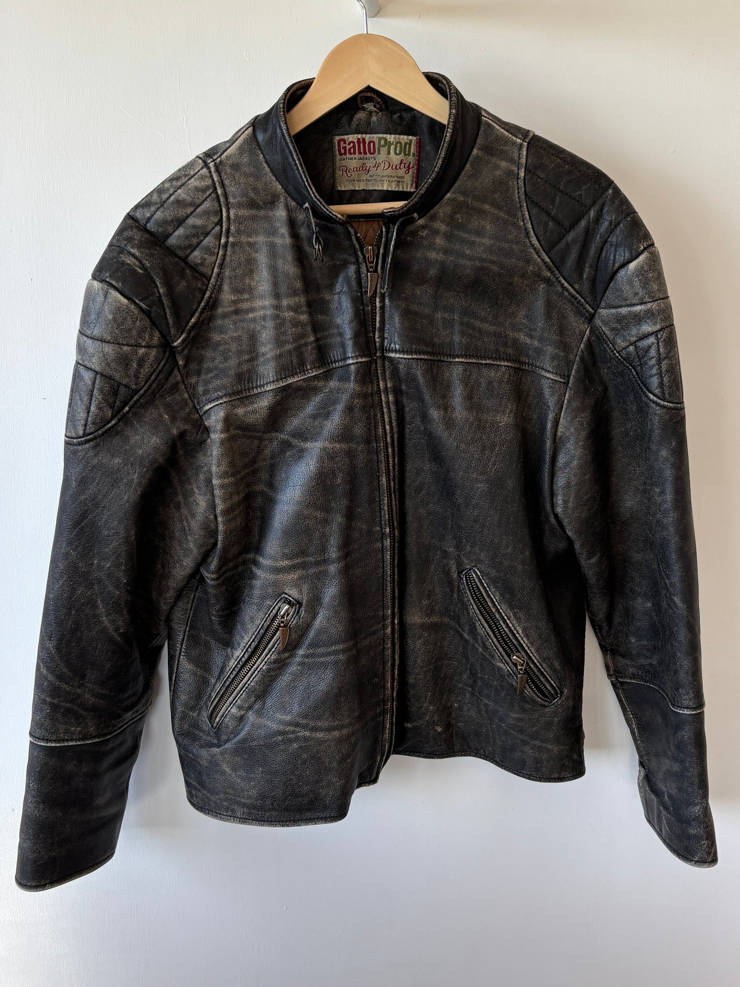 M - VINTAGE LEATHER JACKET