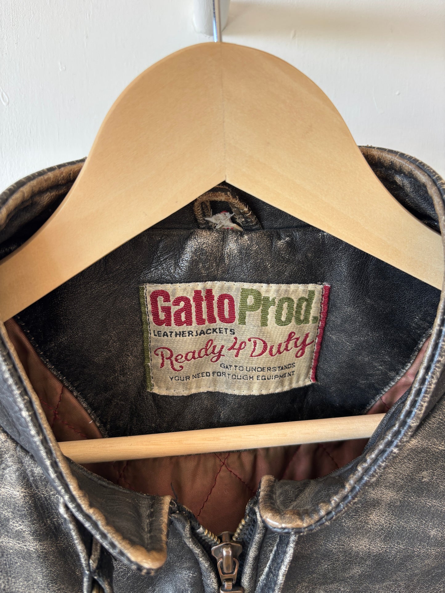 M - VINTAGE LEATHER JACKET