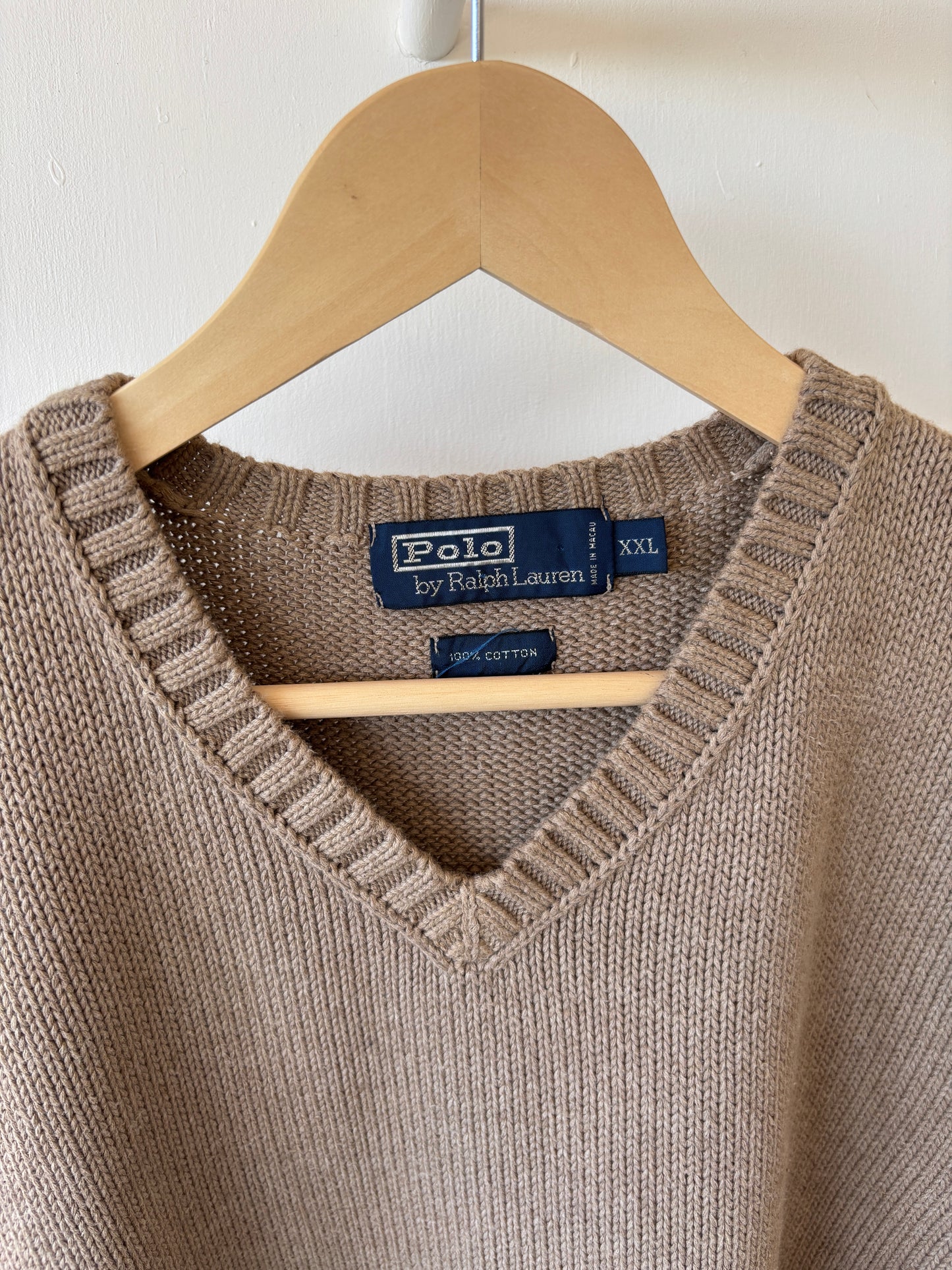 XL - VINTAGE RALPH LAUREN KNITTED VEST