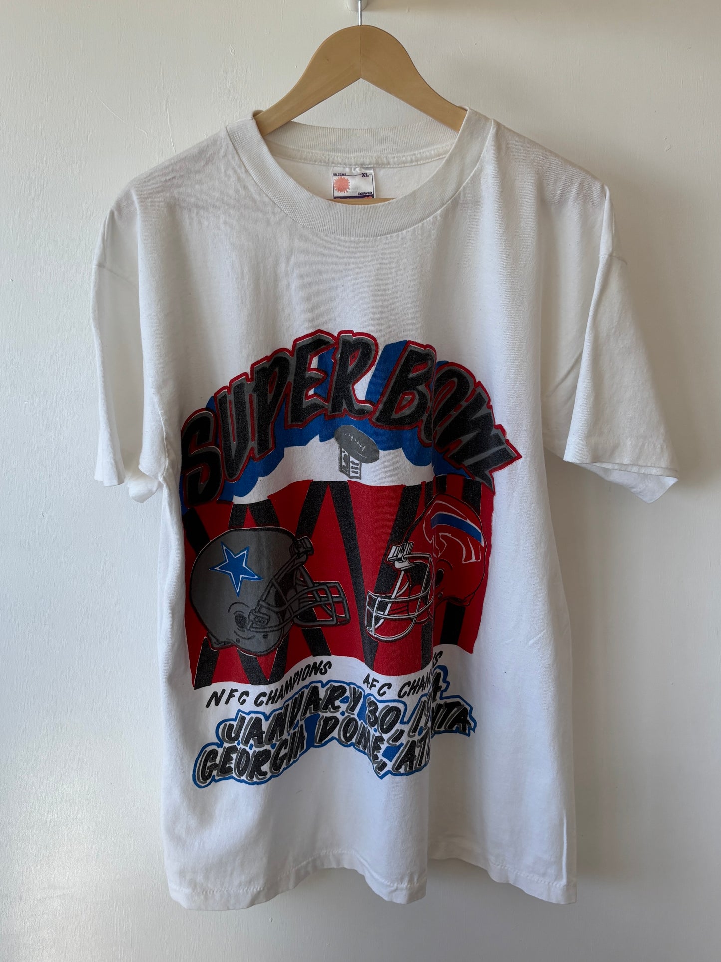 XL - VINTAGE 94 SUPER BOWL TEE