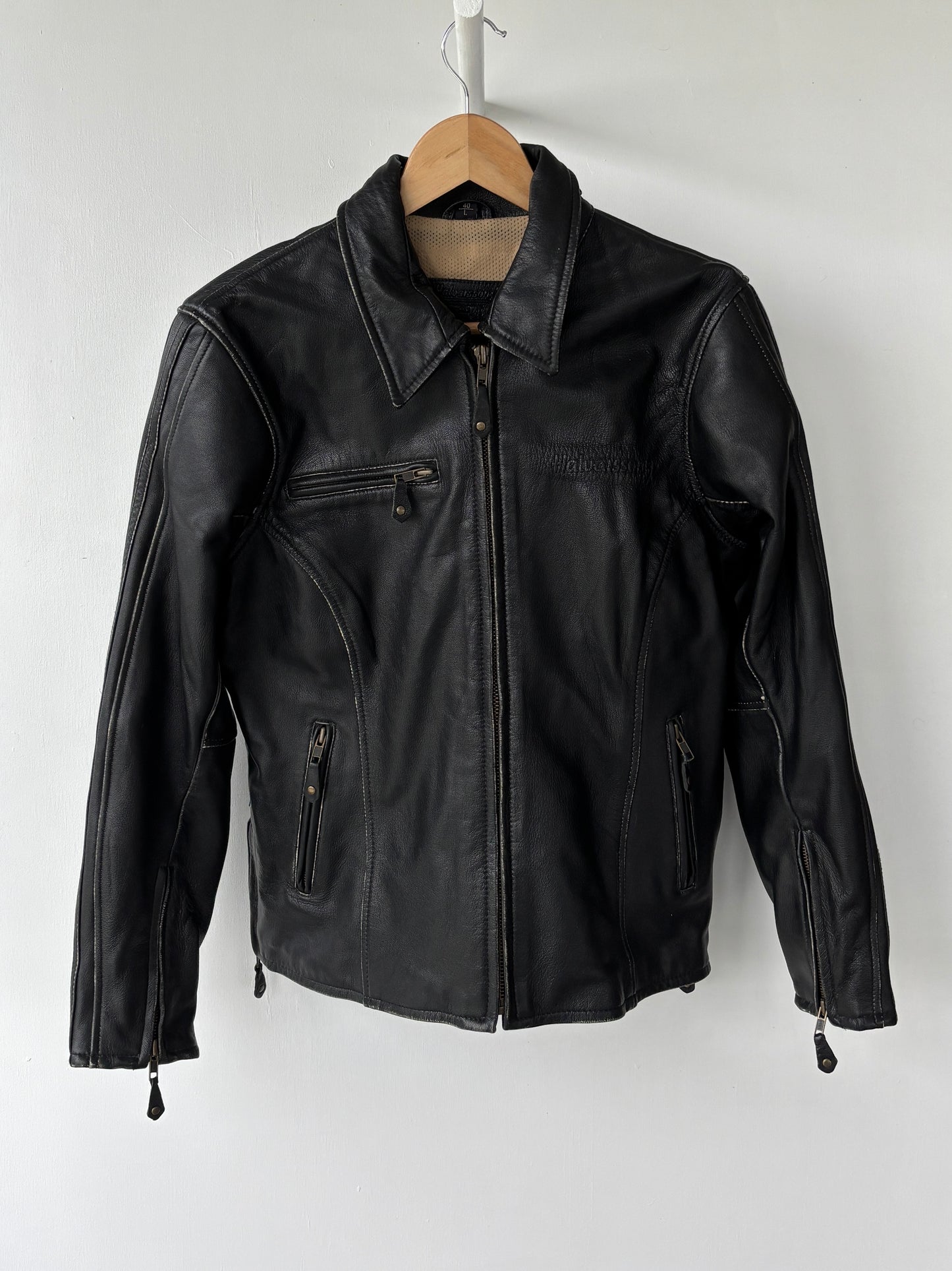 S - VINTAGE LEATHER JACKET