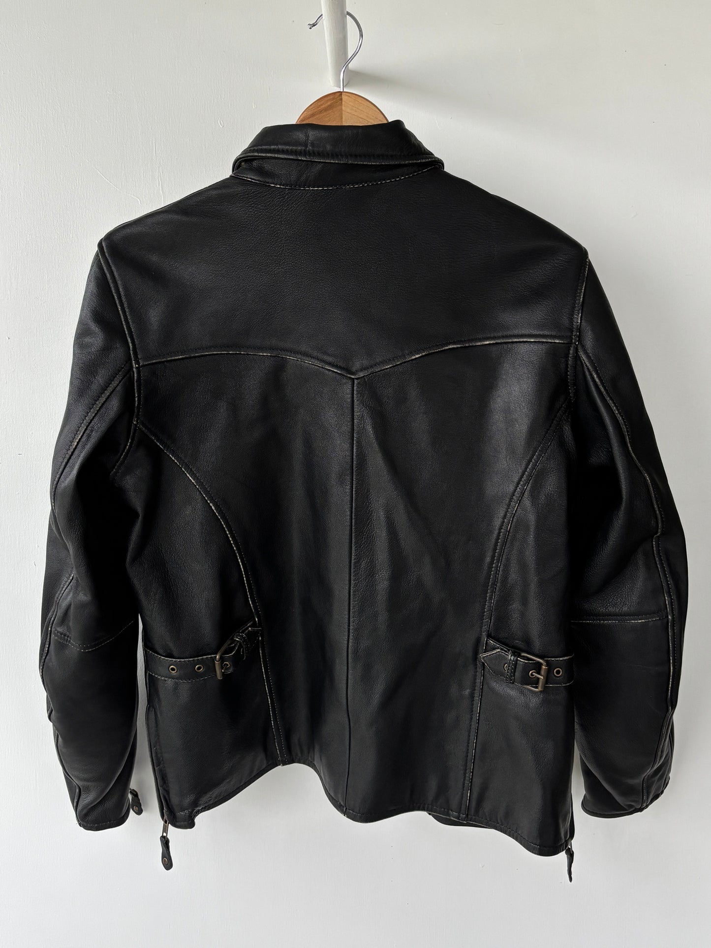S - VINTAGE LEATHER JACKET