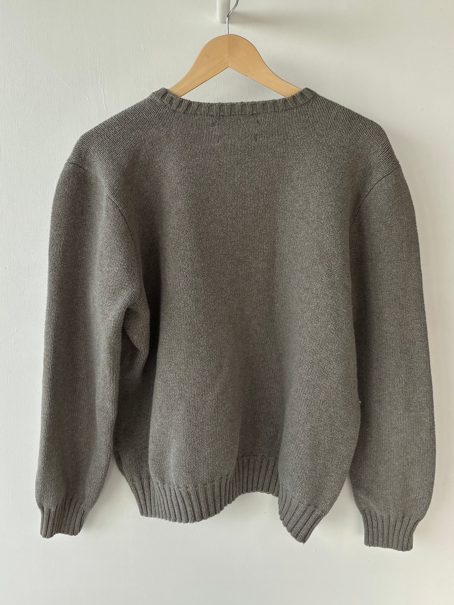 S - VINTAGE RALPH LAUREN KNITTED SWEATSHIRT