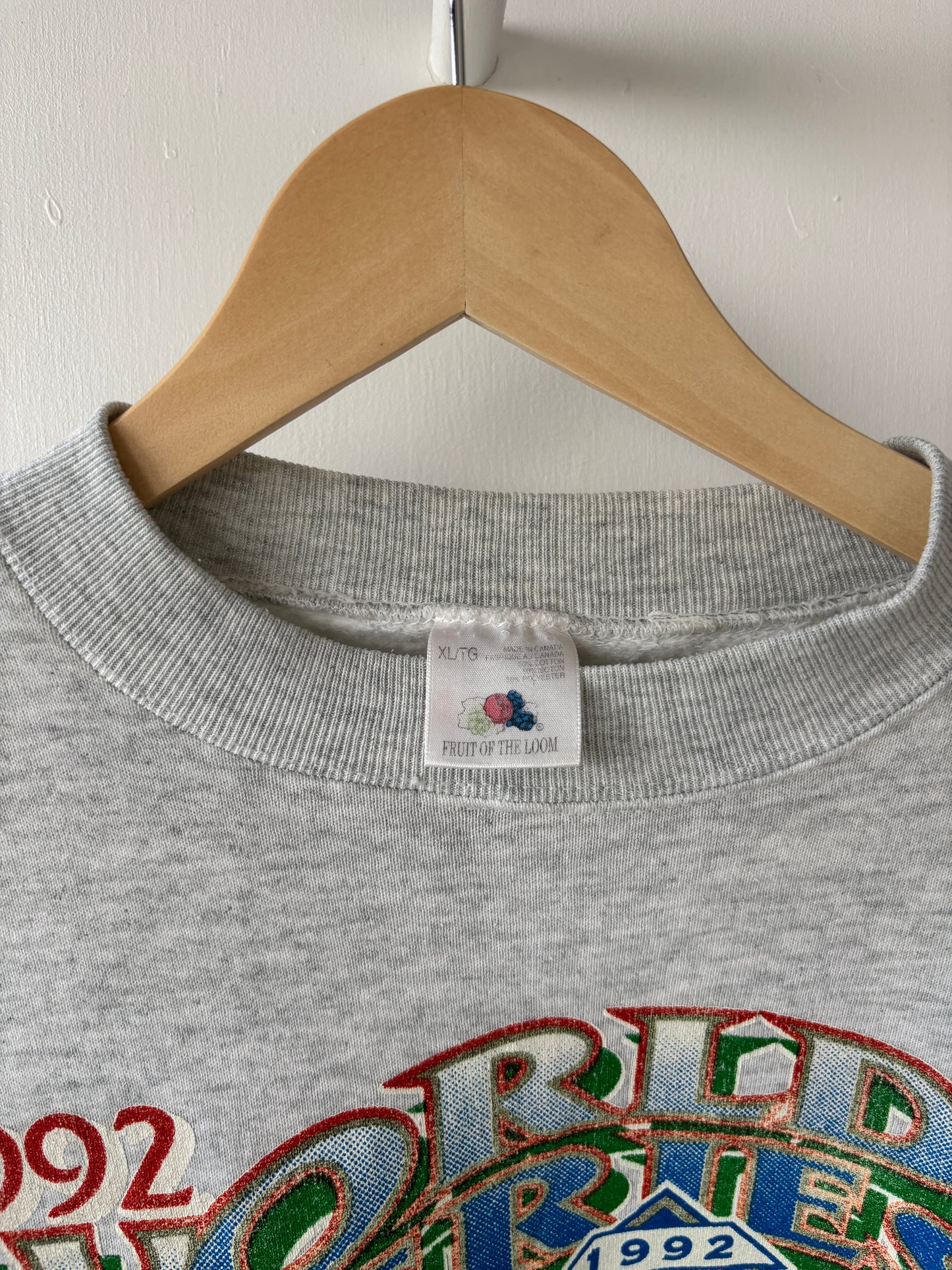 L - VINTAGE 92 WORLD SERIES SWEATSHIRT