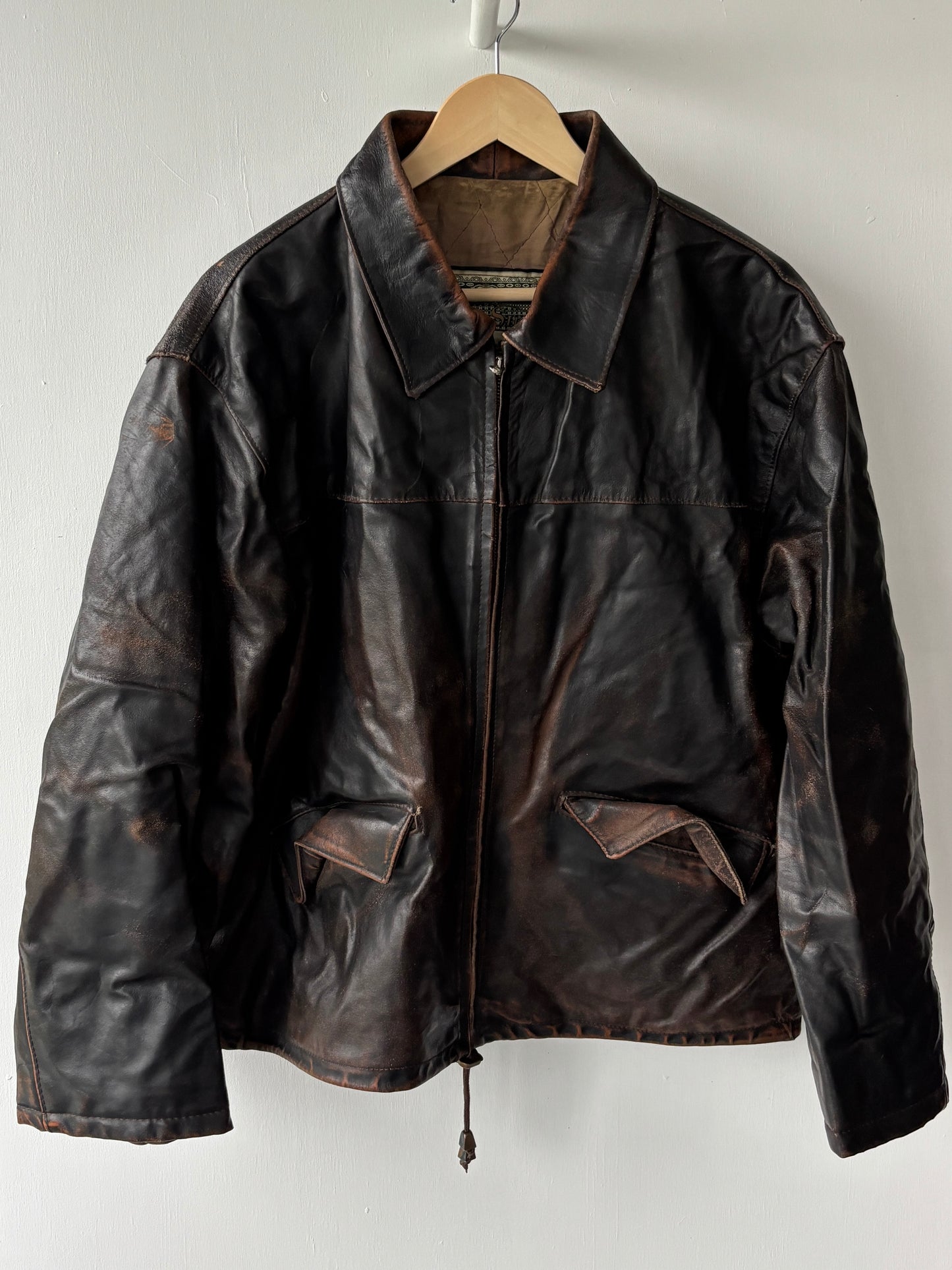 M - VINTAGE LEATHER JACKET