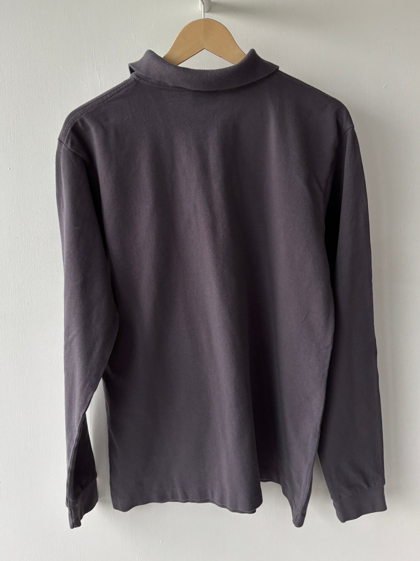 L - VINTAGE LACOSTE LONG SLEEVE POLO