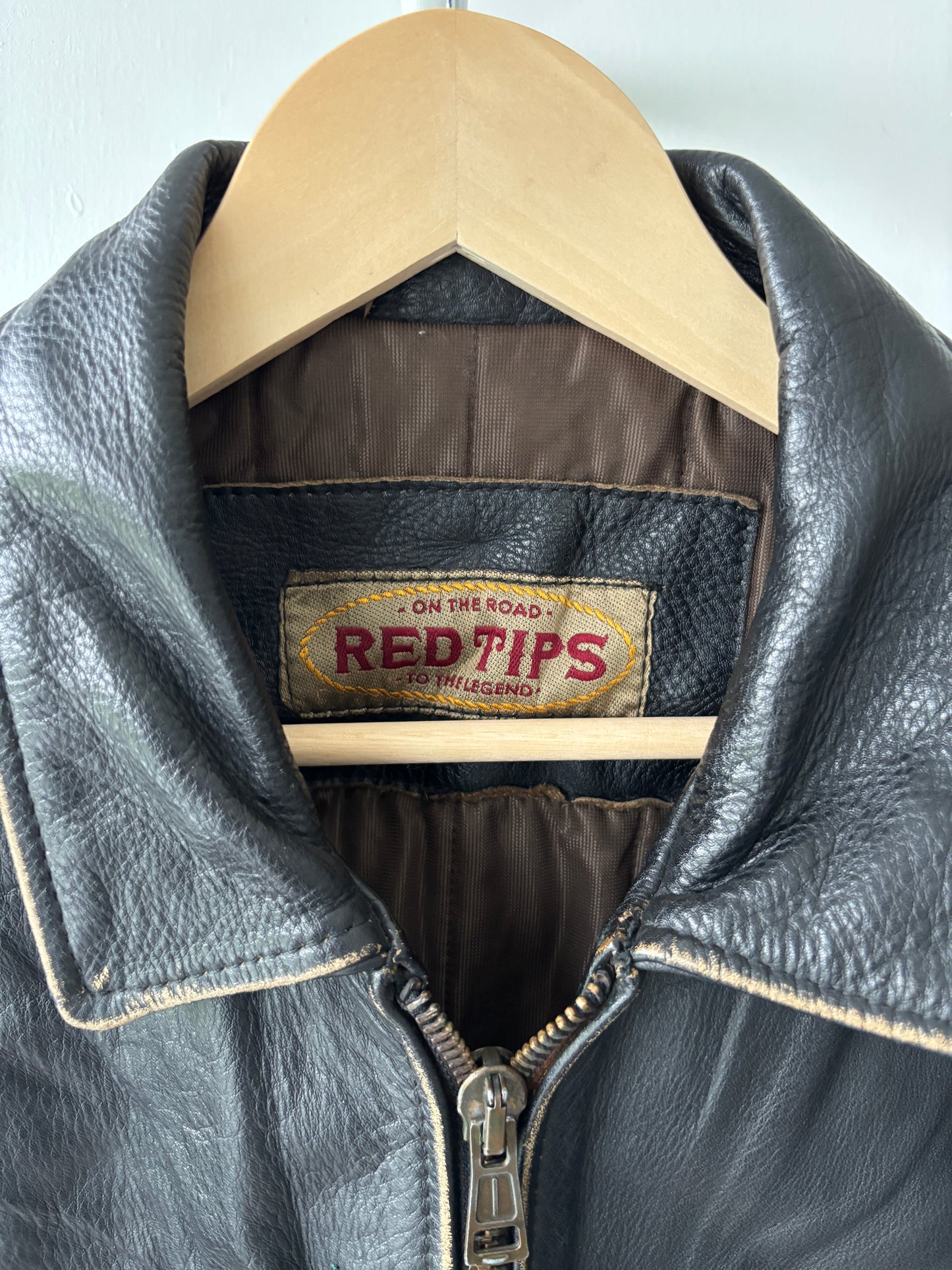 S - VINTAGE LEATHER JACKET