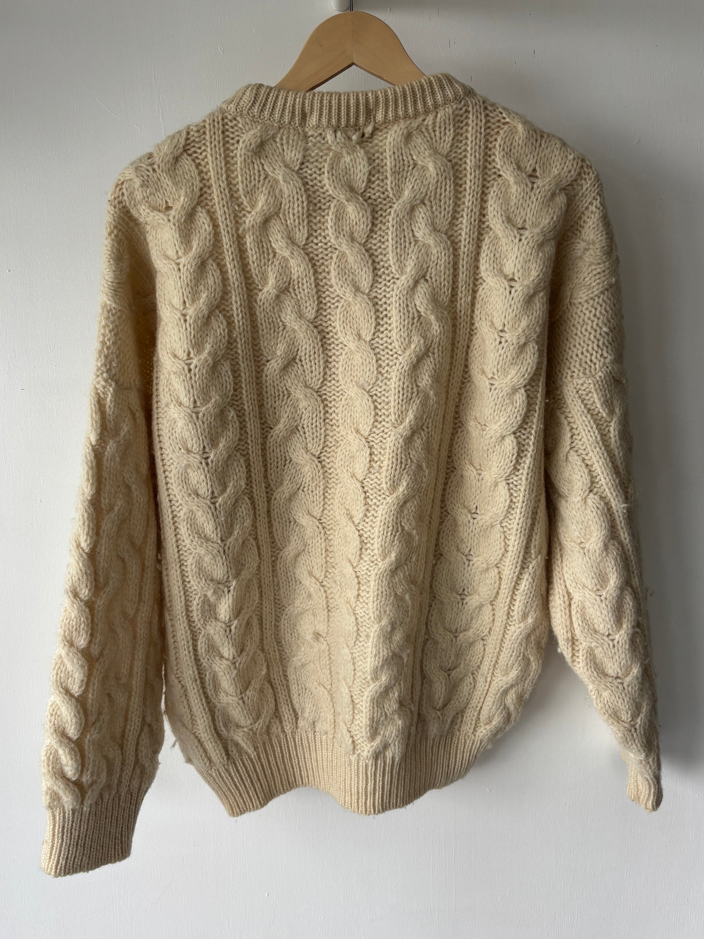 M - VINTAGE ARAN SWEATSHIRT