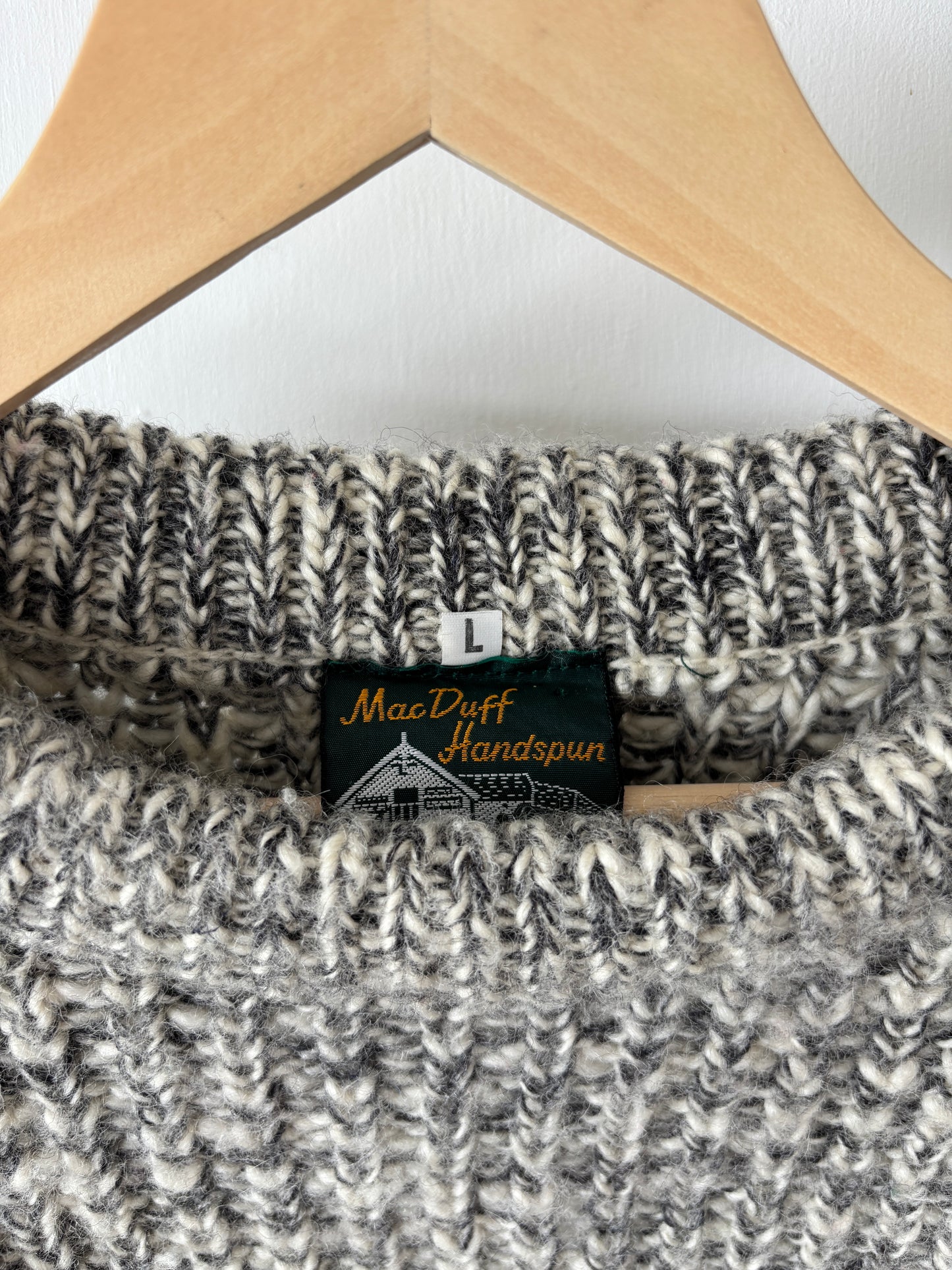 M - VINTAGE ARAN SWEATSHIRT