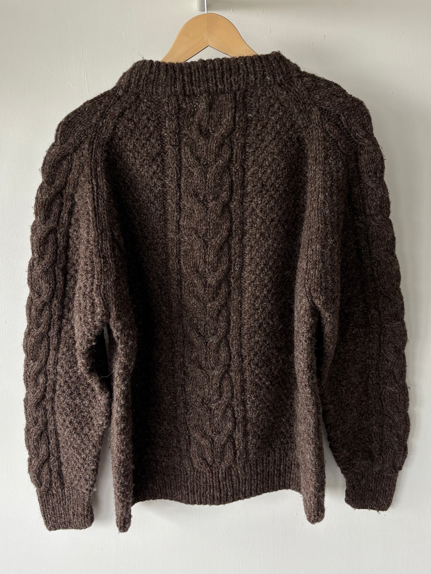 M - VINTAGE ARAN SWEATSHIRT