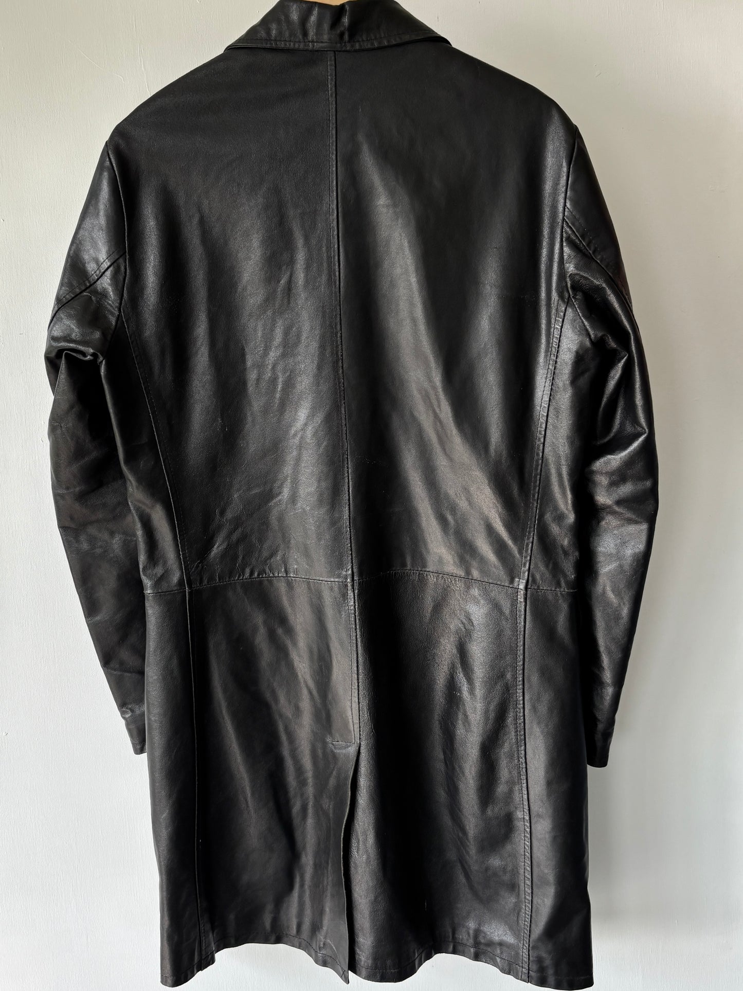 M - VINTAGE LEATHER COAT