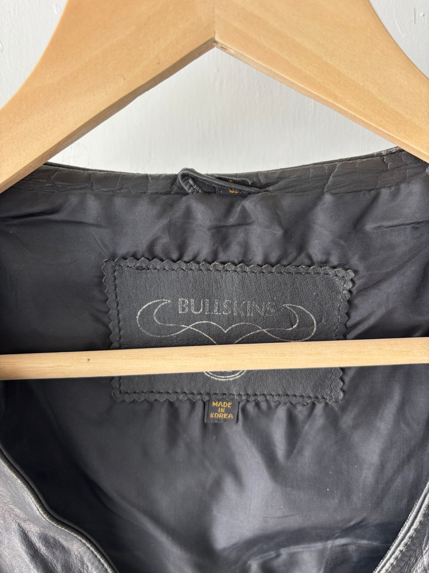 M - VINTAGE LEATHER VEST