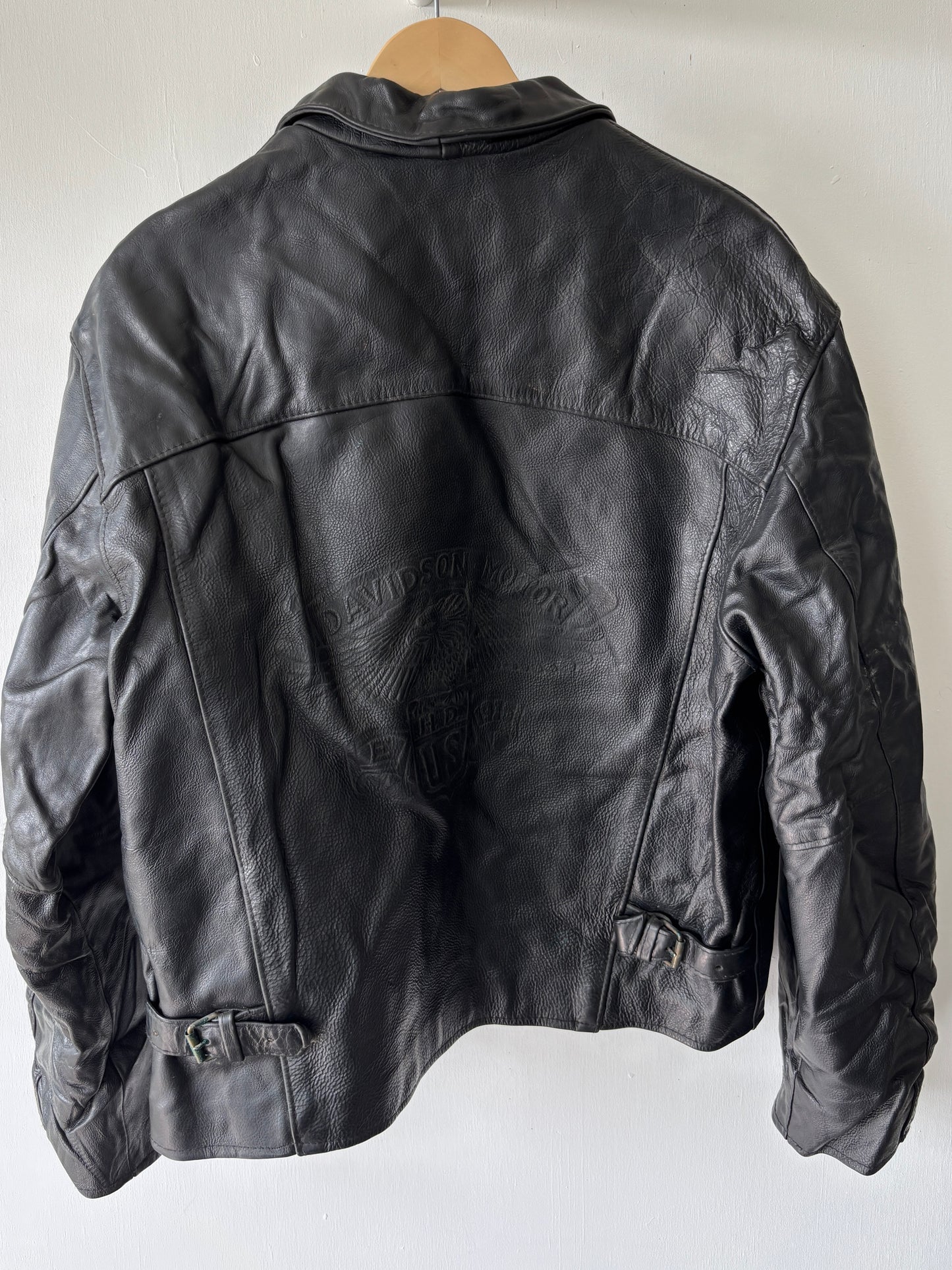 M - VINTAGE HD LEATHER JACKET