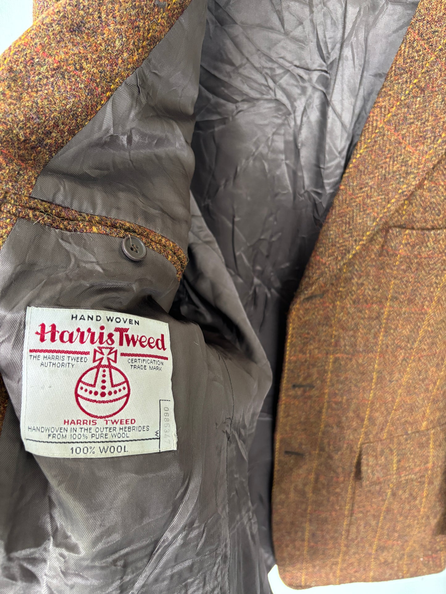 XL - VINTAGE HARRIS TWEED BLAZER