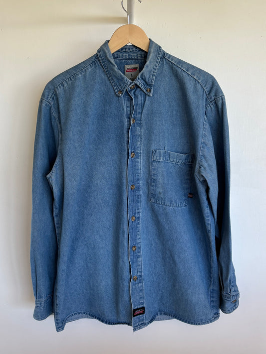 L - VINTAGE DICKIES DENIM SHIRT