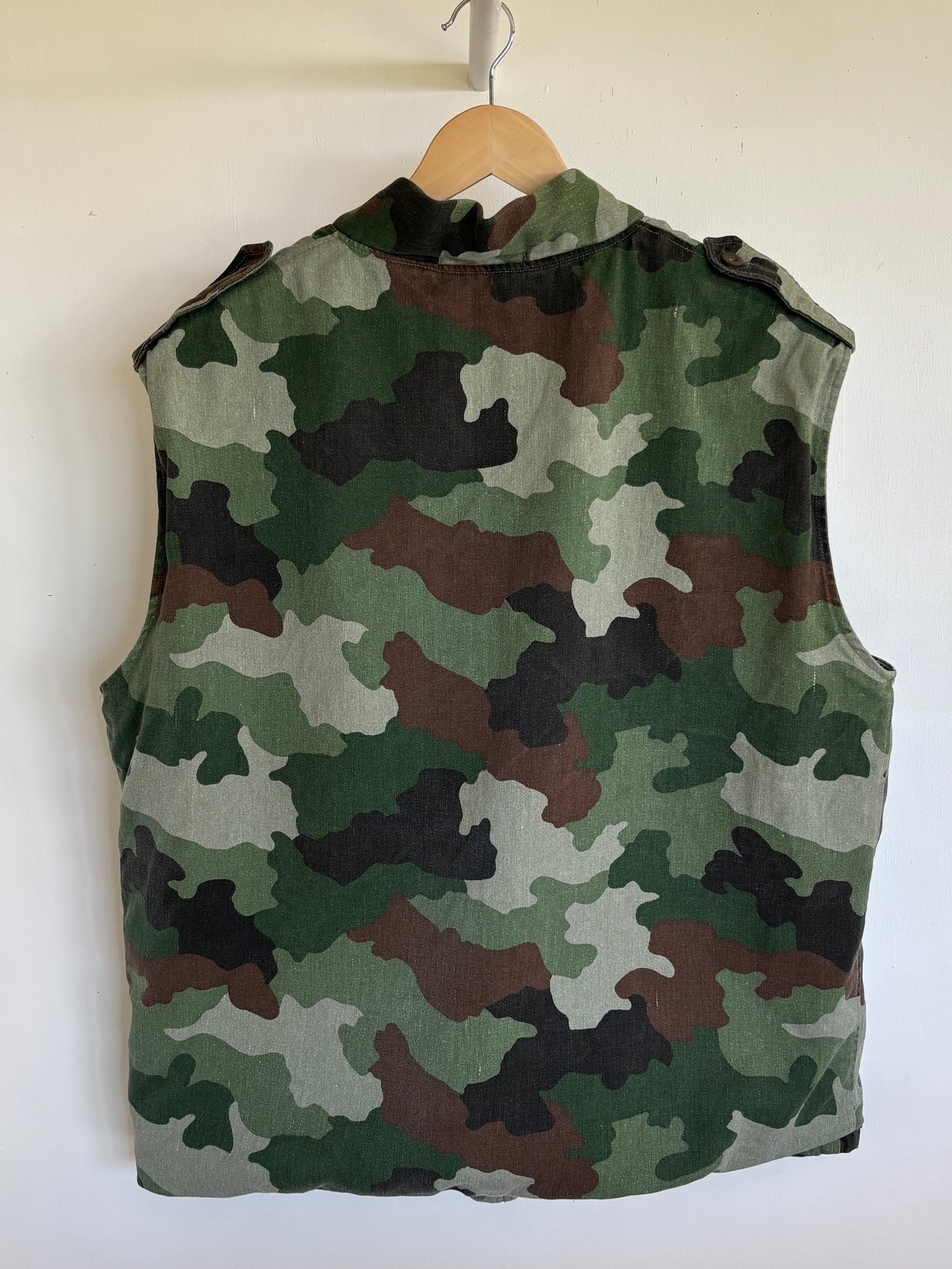 XL - VINTAGE CAMO VEST