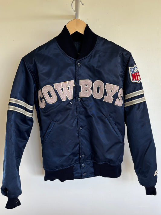 S - VINTAGE DALLAS COWBOYS SATIN JACKET