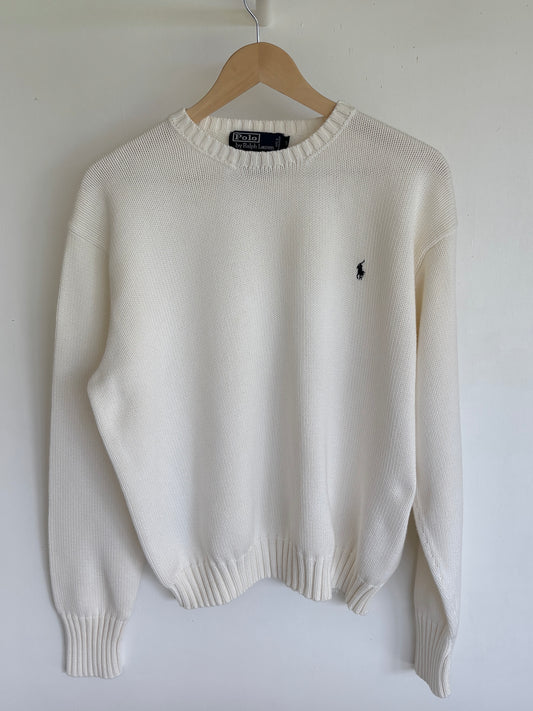 M - VINTAGE RALPH LAUREN KNITTED SWEATSHIRT