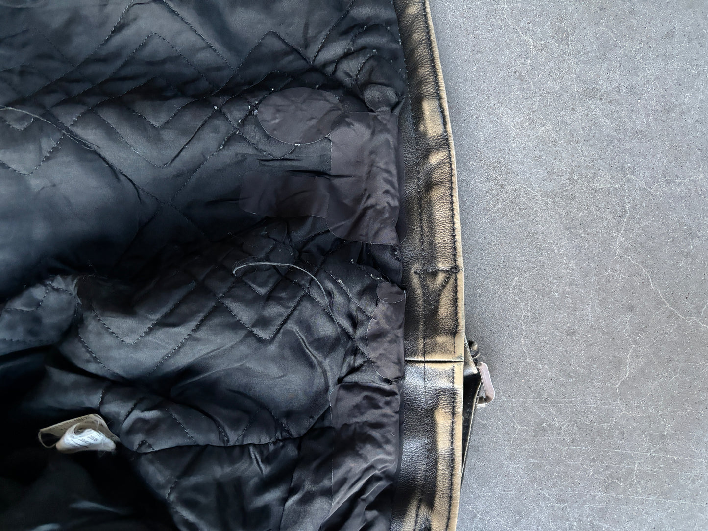 S - VINTAGE LEATHER JACKET