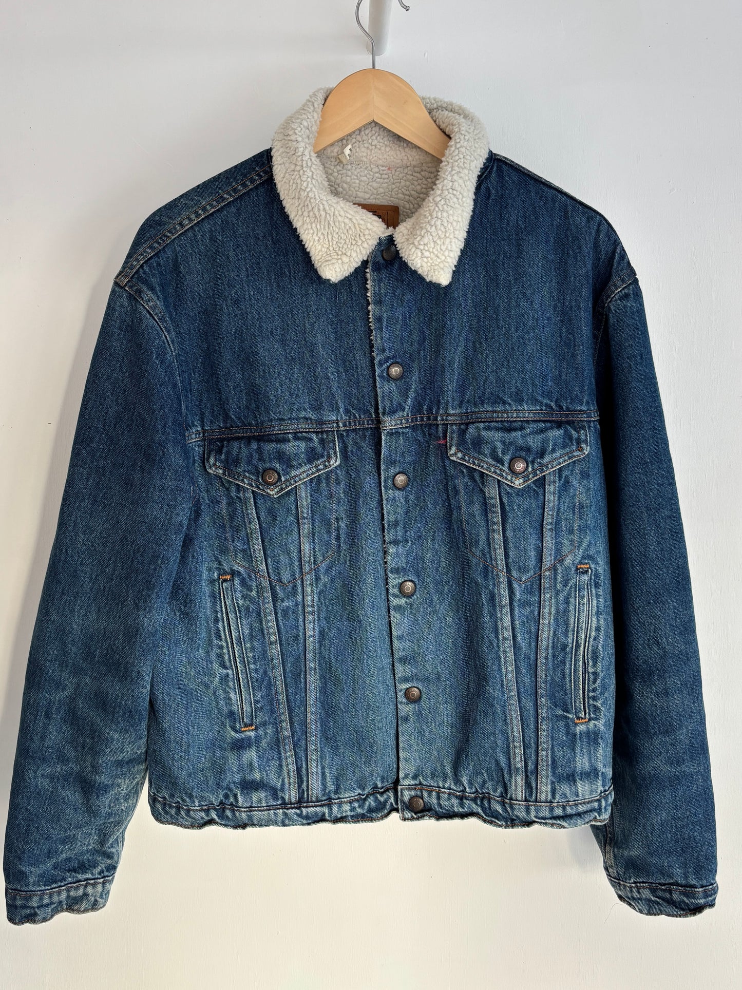 M - VINTAGE LEVIS DENIM SHERPA JACKET