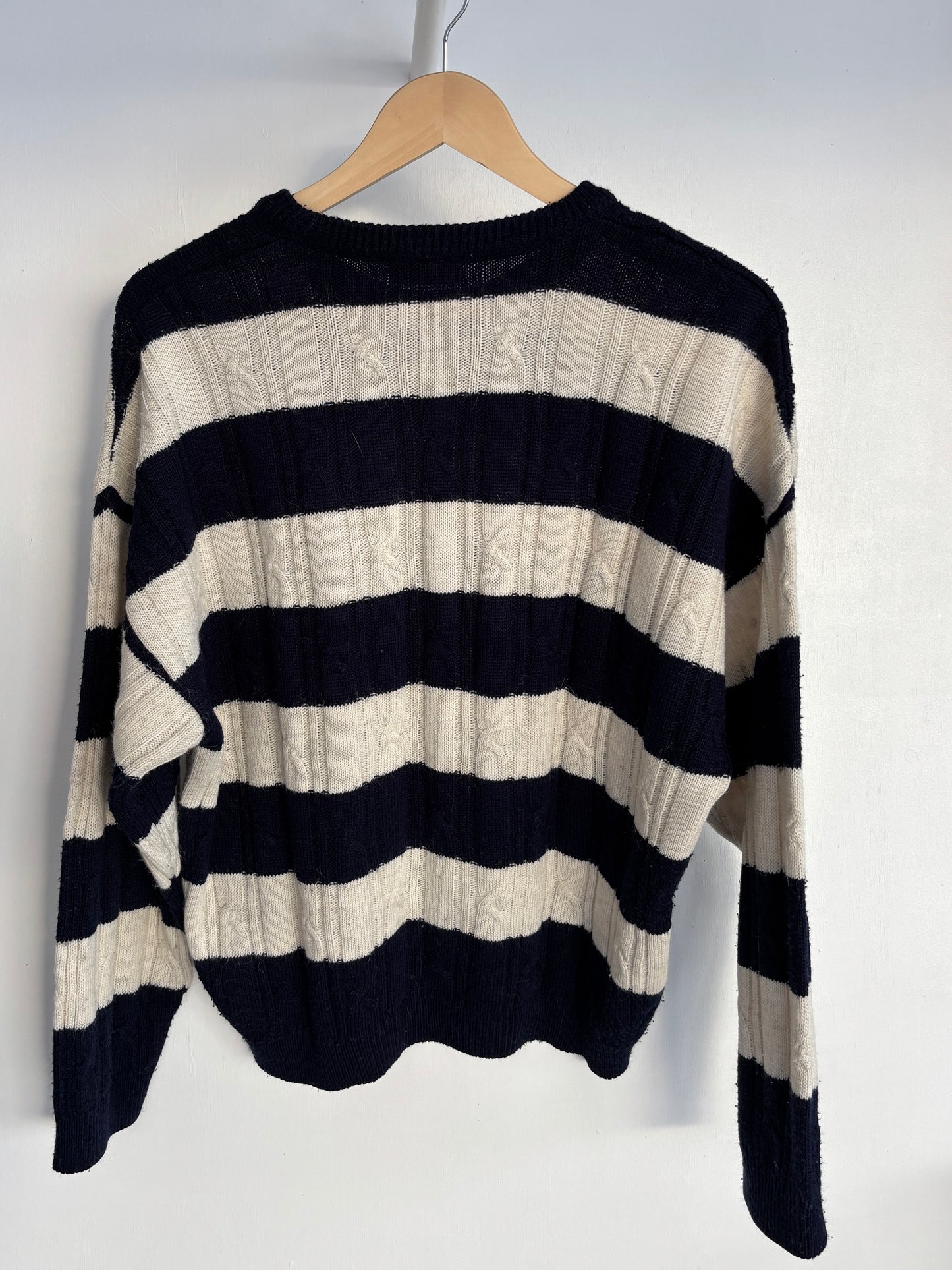 S - VINTAGE LACOSTE KNITTED SWEATSHIRT