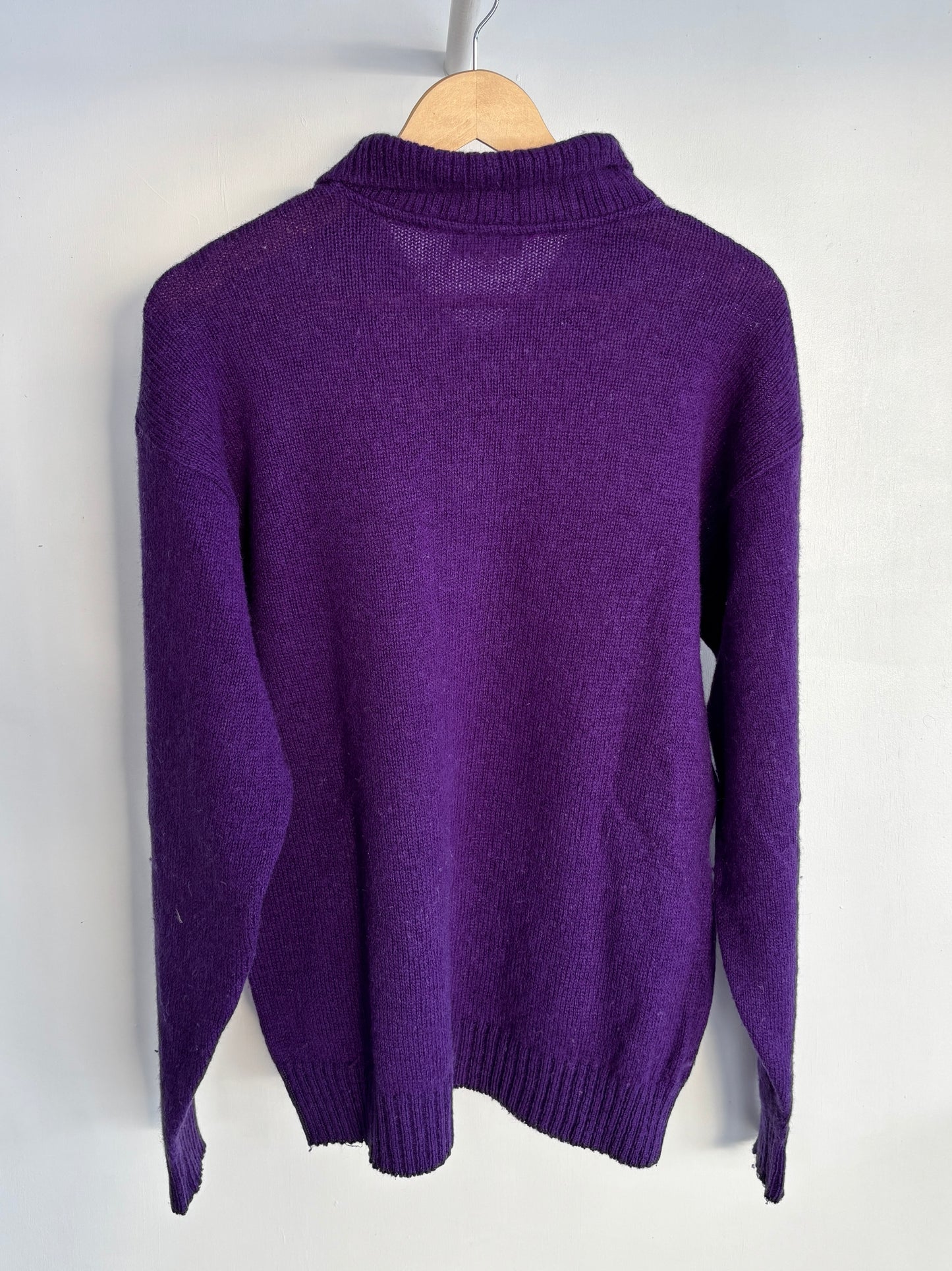 L - VINTAGE LACOSTE KNITTED SWEATSHIRT