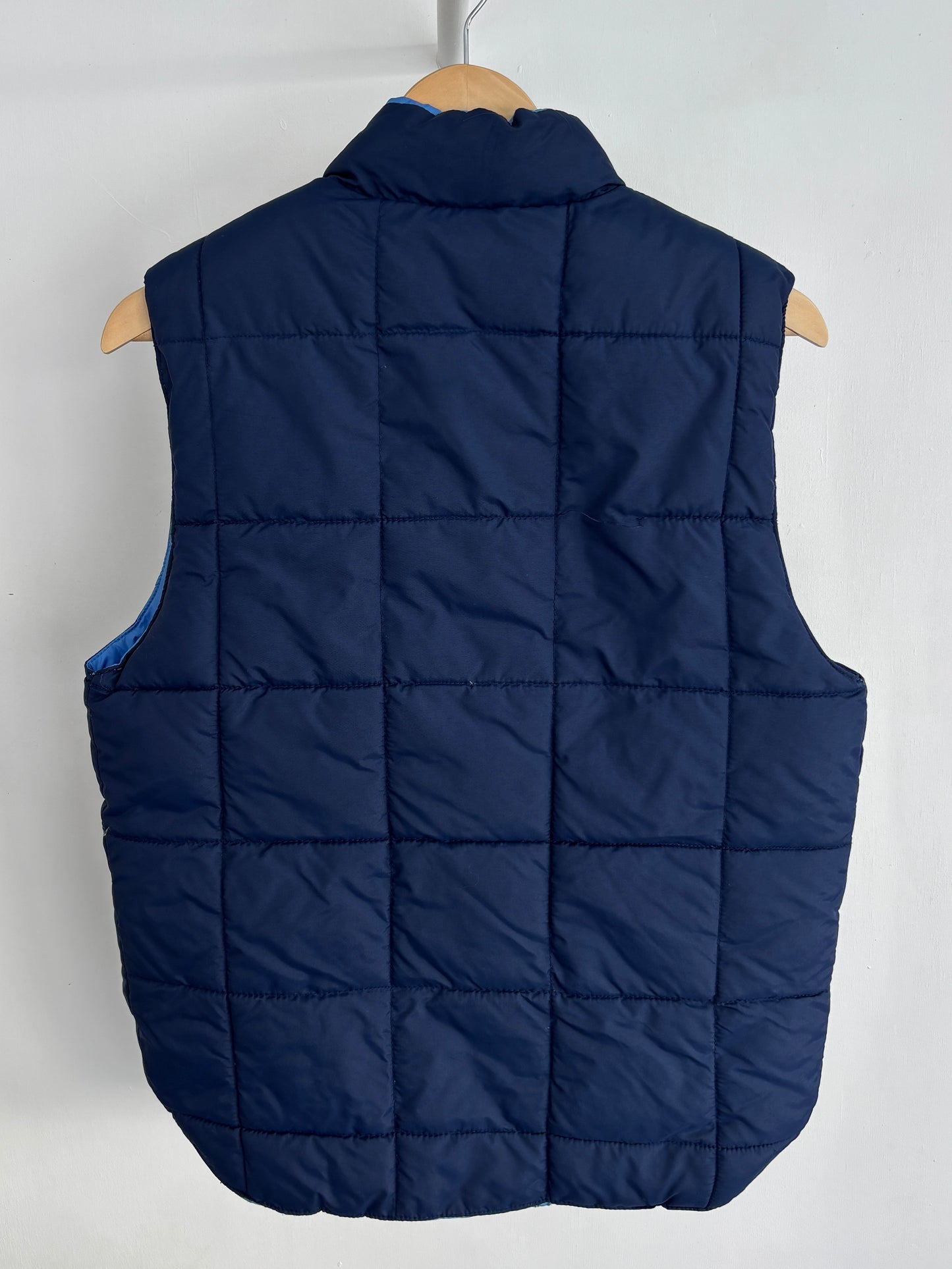 S - VINTAGE REVERSIBLE PUFFER VEST