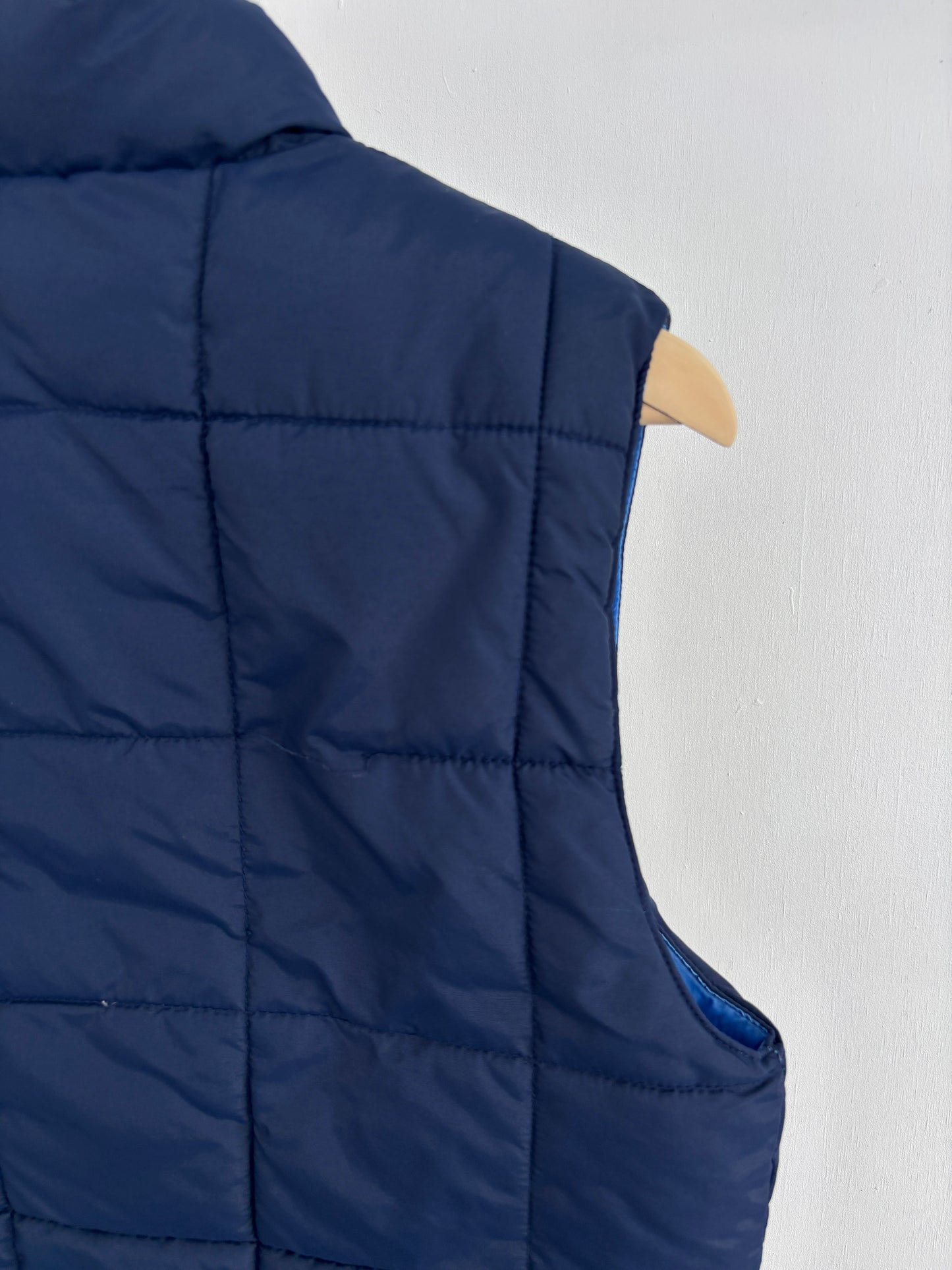 S - VINTAGE REVERSIBLE PUFFER VEST