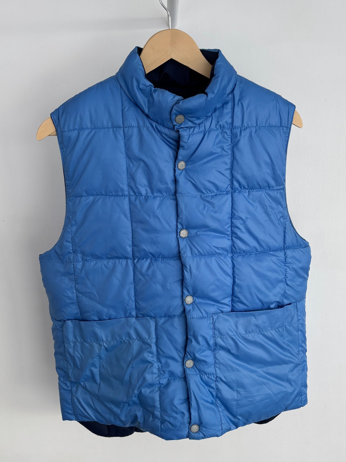 S - VINTAGE REVERSIBLE PUFFER VEST