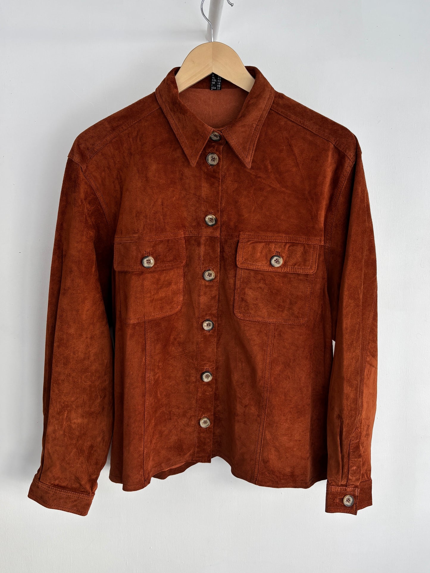S - VINTAGE SUEDE SHIRT