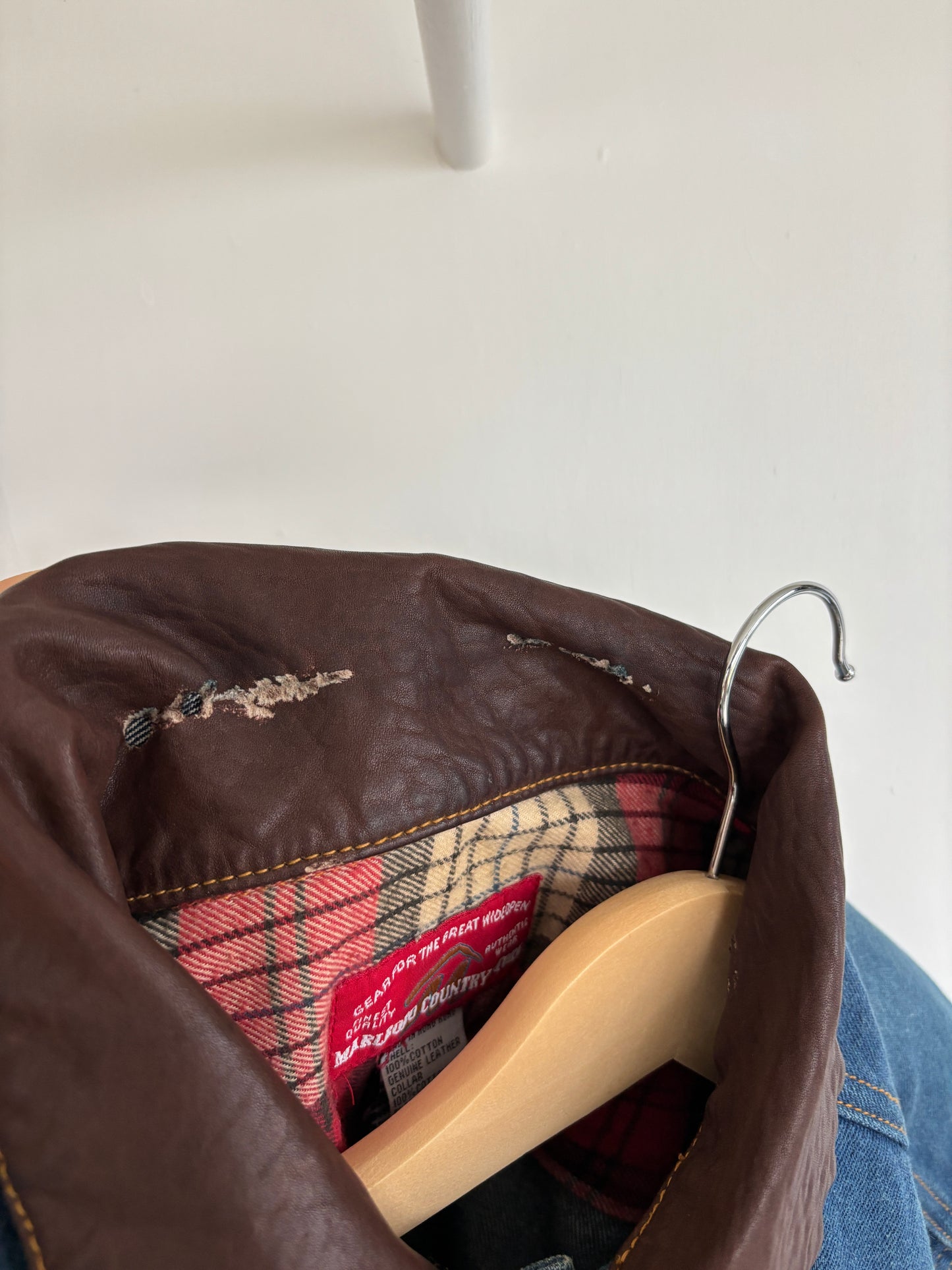 S - VINTAGE MARLBORO DENIM JACKET