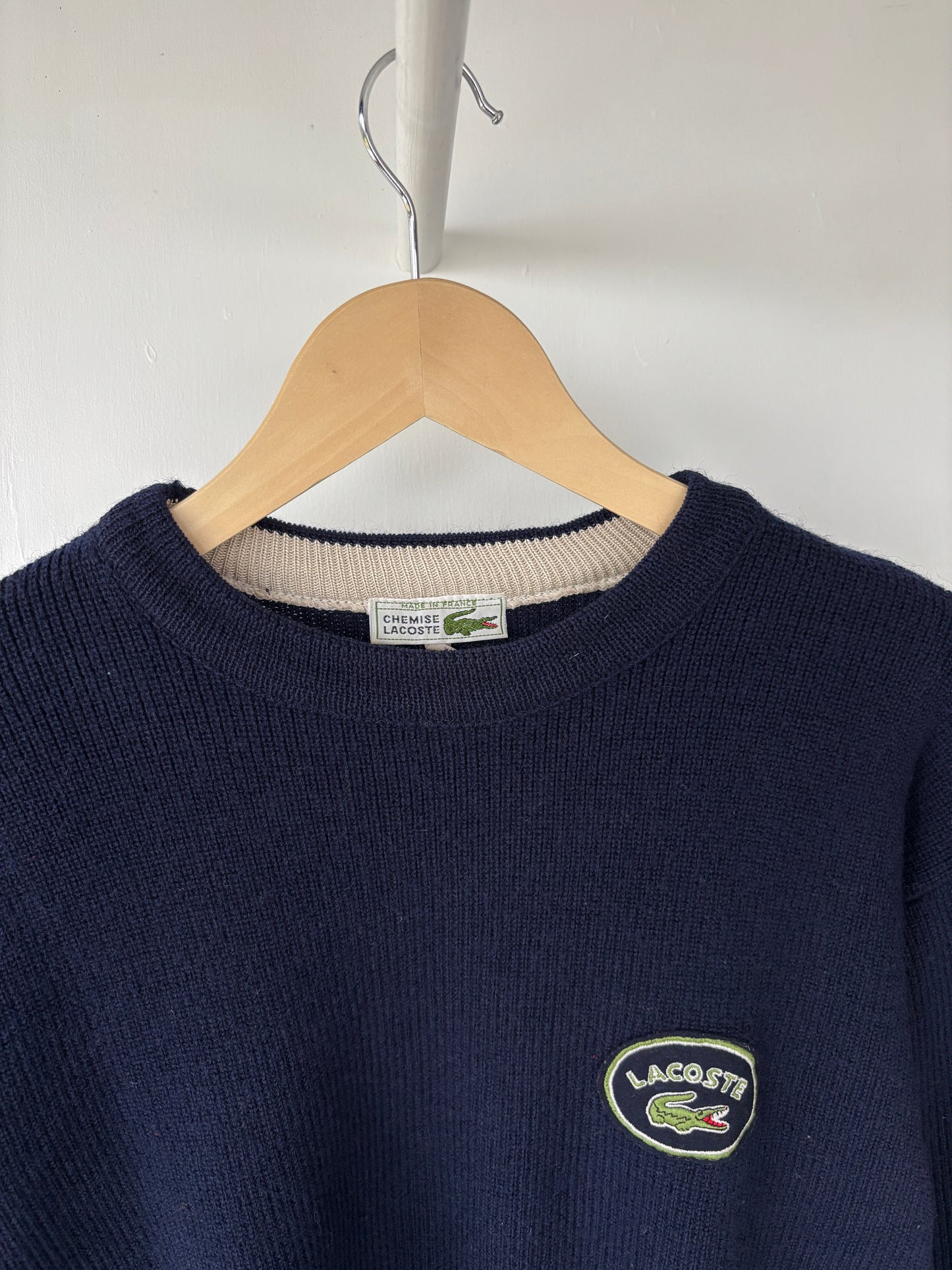 M - VINTAGE LACOSTE WOOL SWEATSHIRT