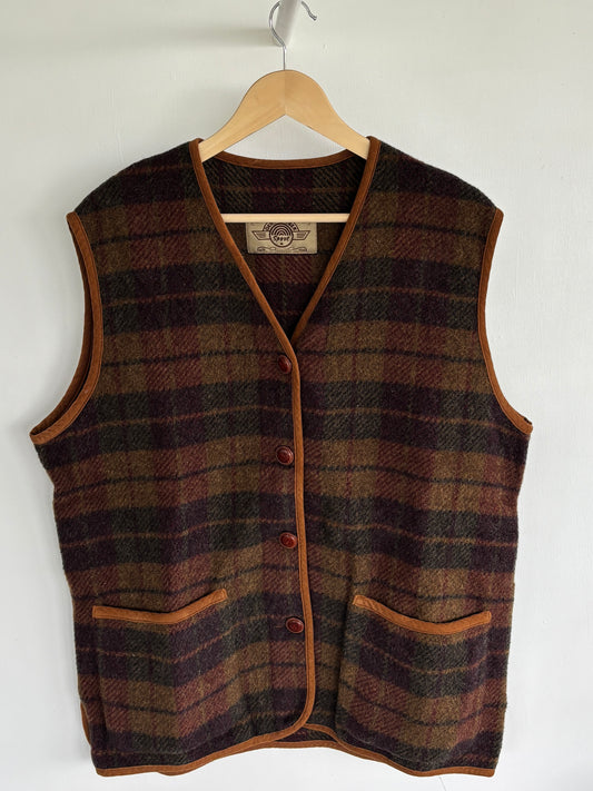 L - VINTAGE WOOL VEST
